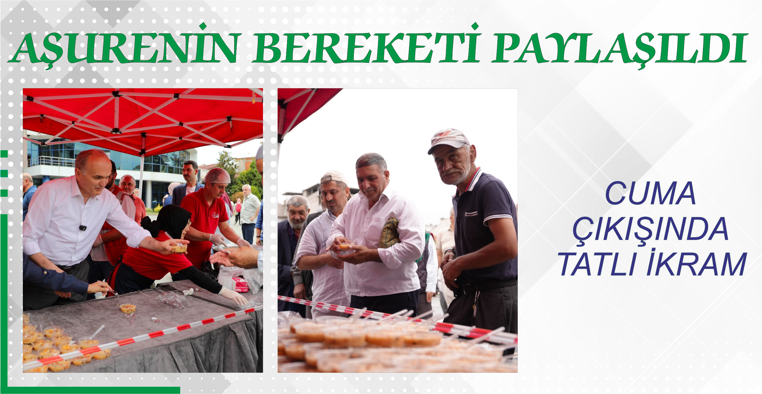 AŞURENİN BEREKETİ PAYLAŞILDI