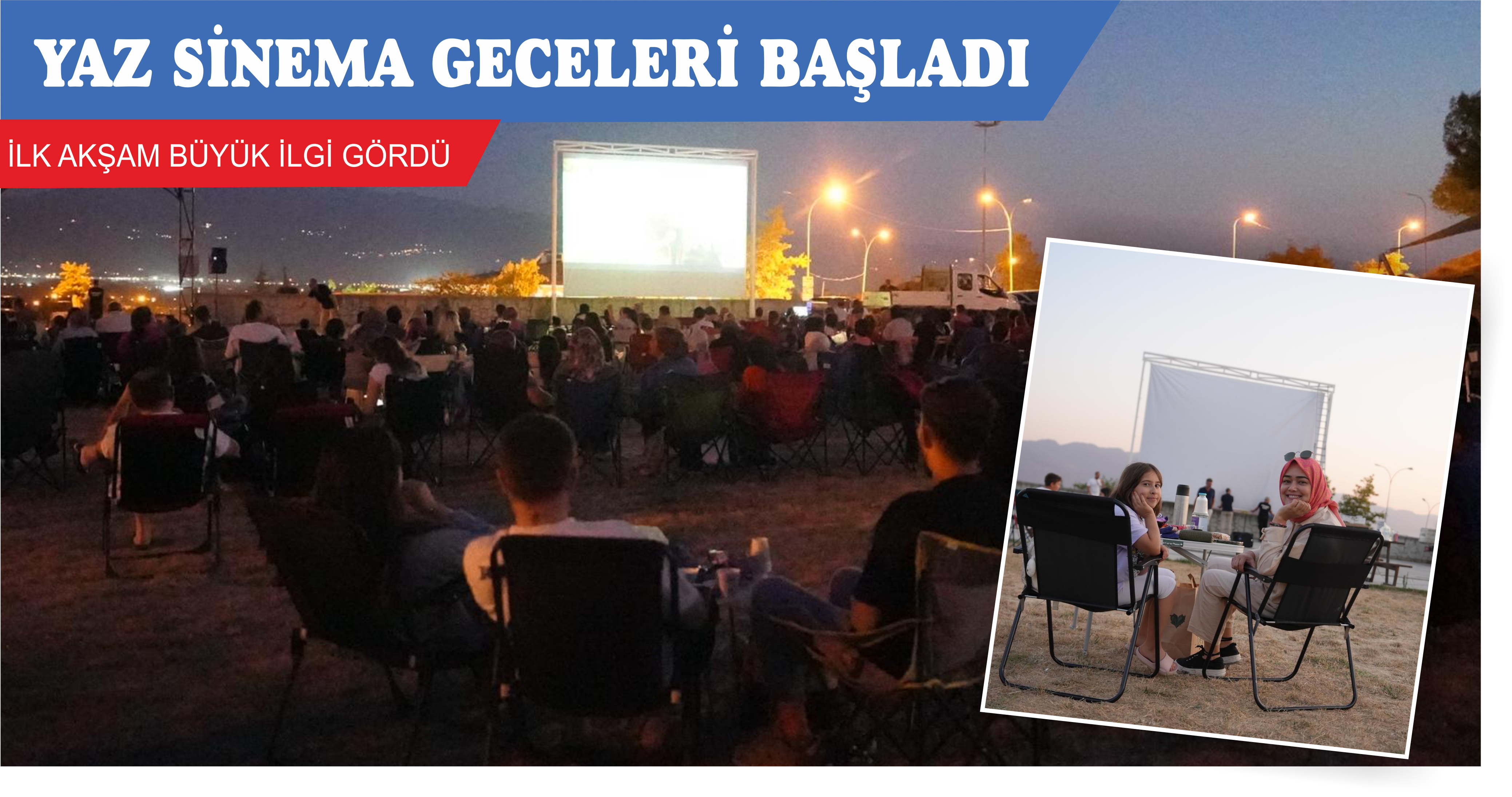 YAZ SİNEMA GECELERİ BAŞLADI