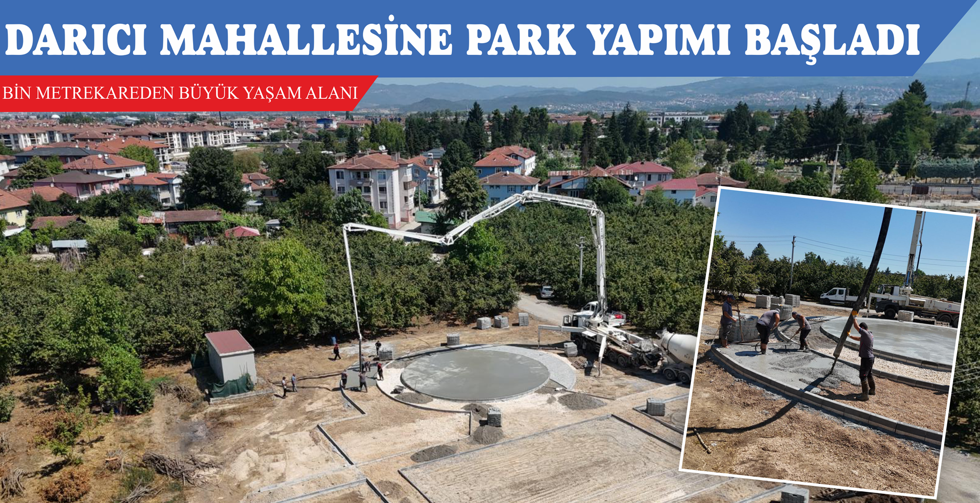DARICI MAHALLESİNE PARK YAPIMI BAŞLADI