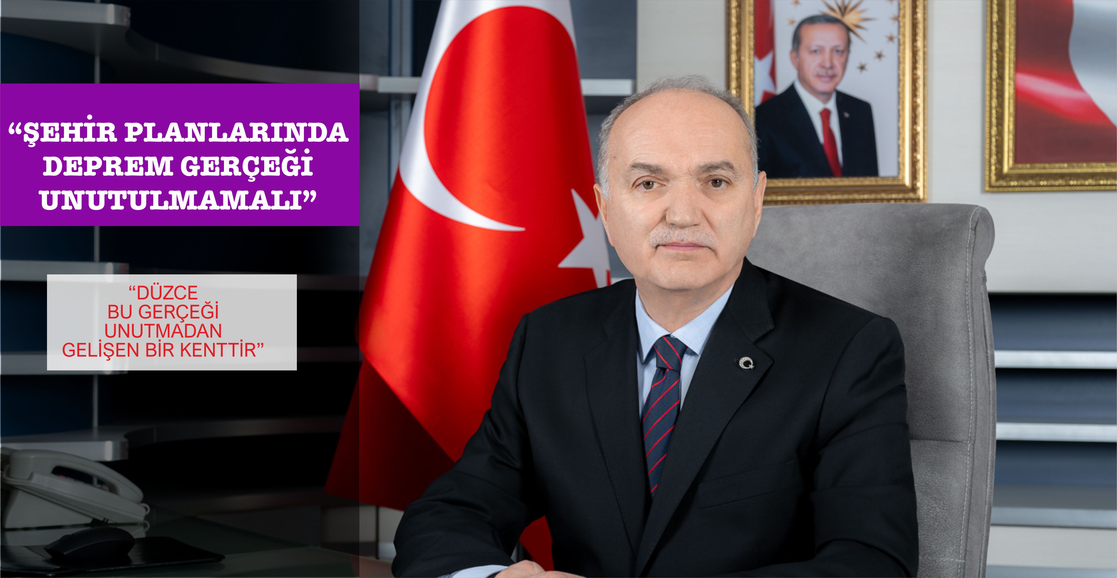 “ŞEHİR PLANLARINDA DEPREM GERÇEĞİ UNUTULMAMALI”