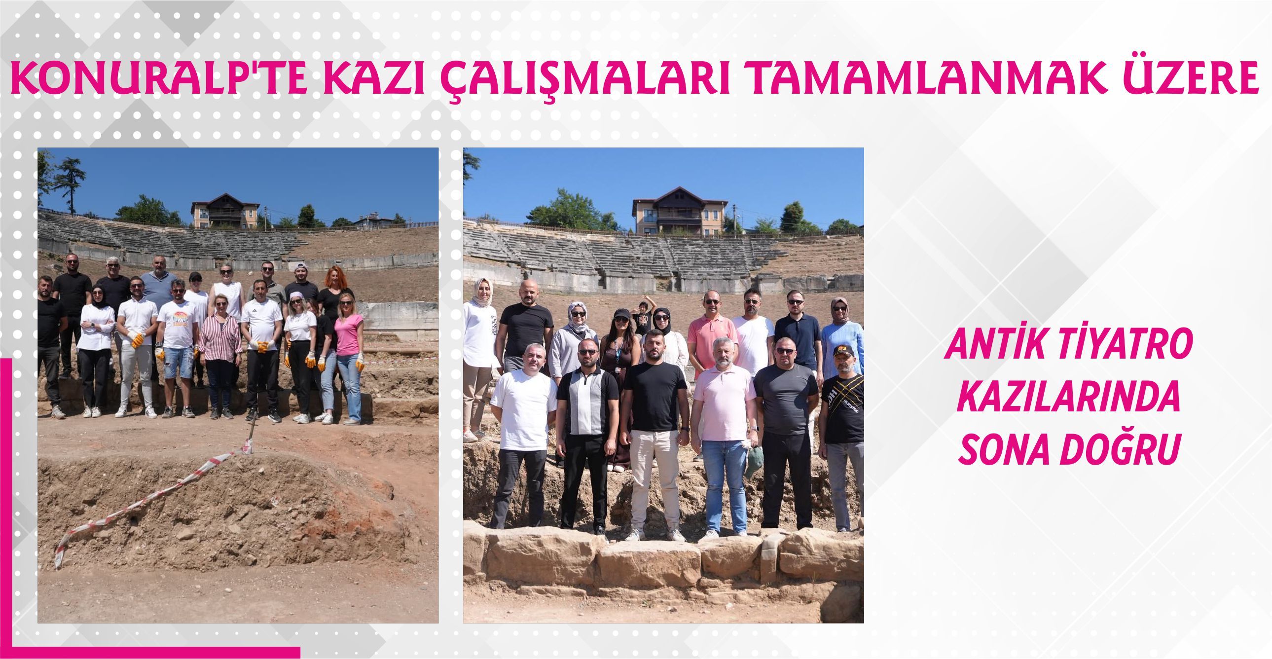 KONURALP’TE KAZI ÇALIŞMALARI TAMAMLANMAK ÜZERE