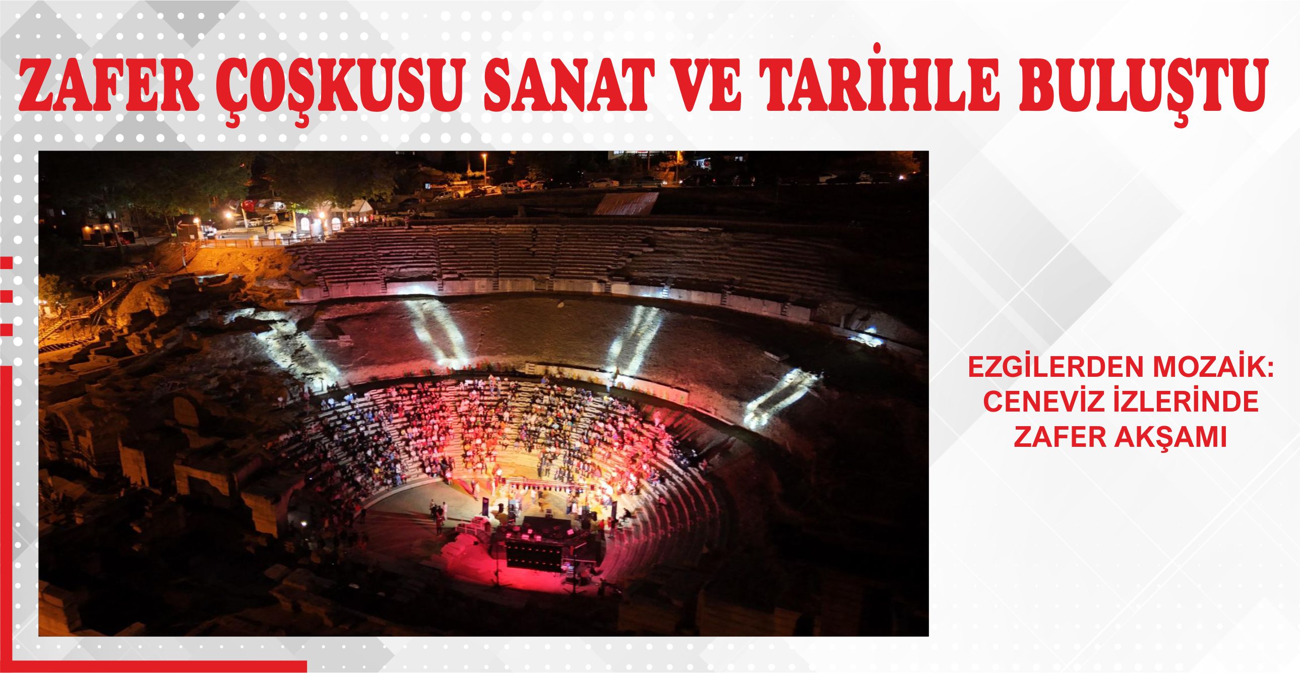 ZAFER ÇOŞKUSU SANAT VE TARİHLE BULUŞTU