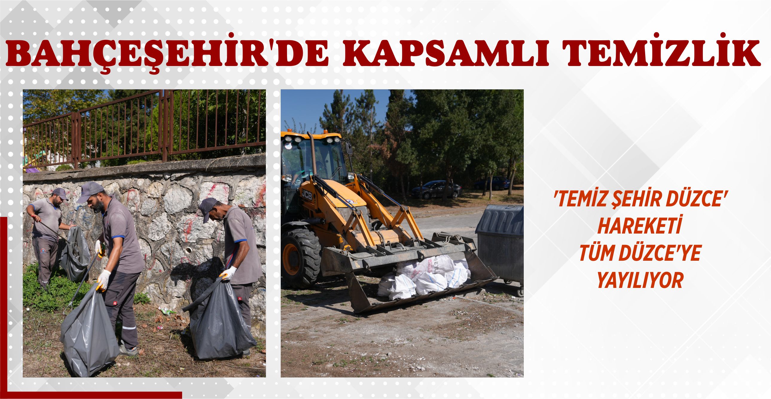 BAHÇEŞEHİR’DE KAPSAMLI TEMİZLİK