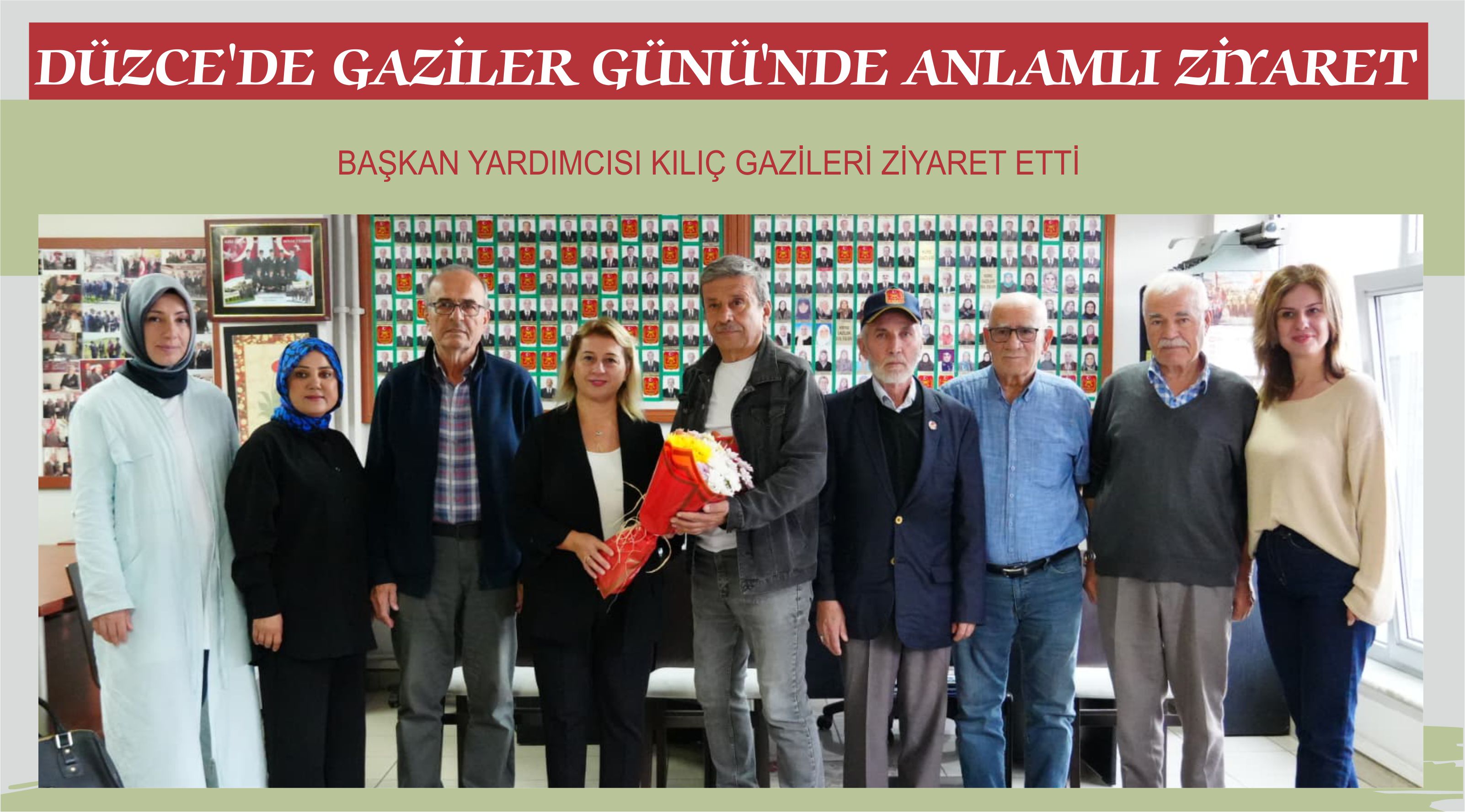 DÜZCE’DE GAZİLER GÜNÜ’NDE ANLAMLI ZİYARET
