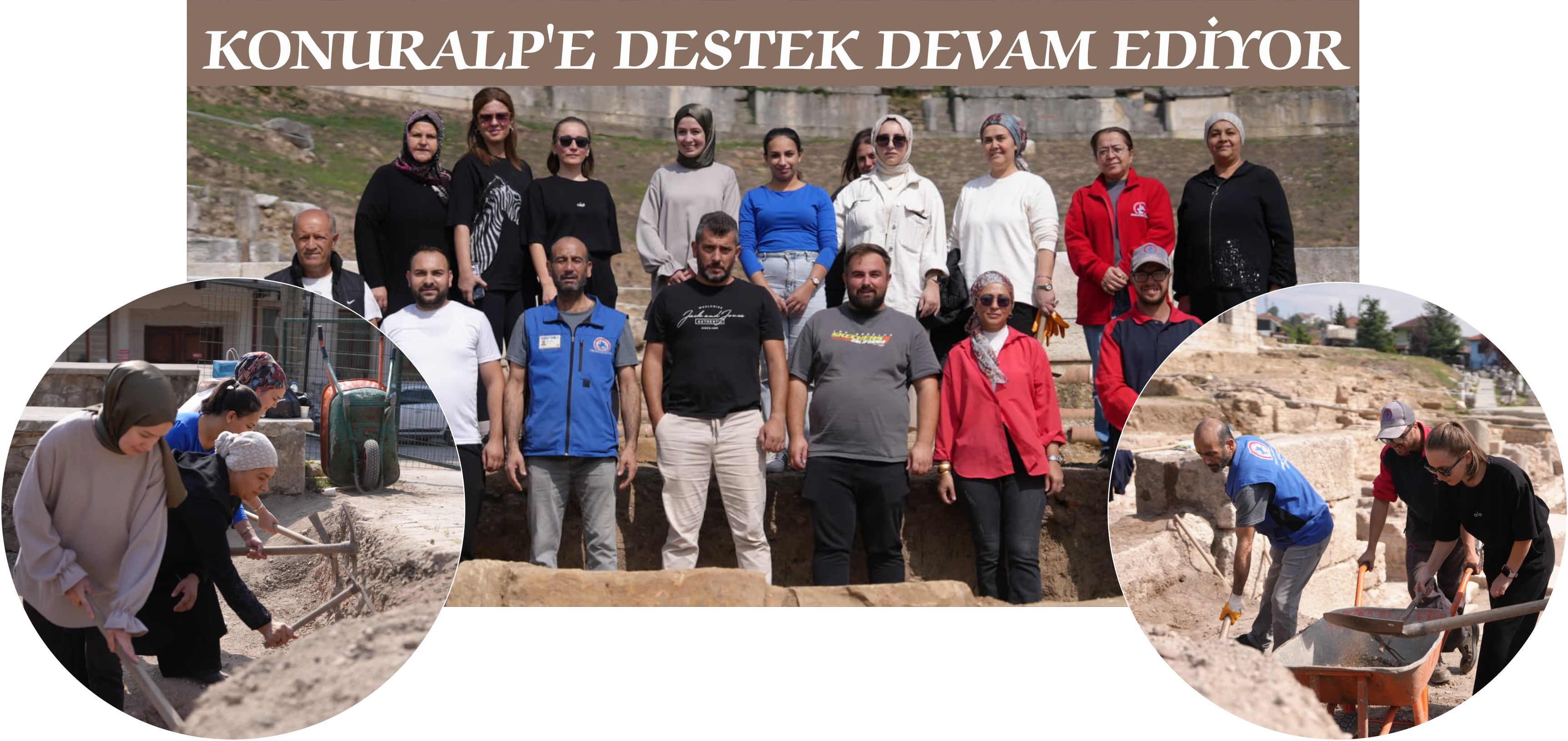 KONURALP’E DESTEK DEVAM EDİYOR