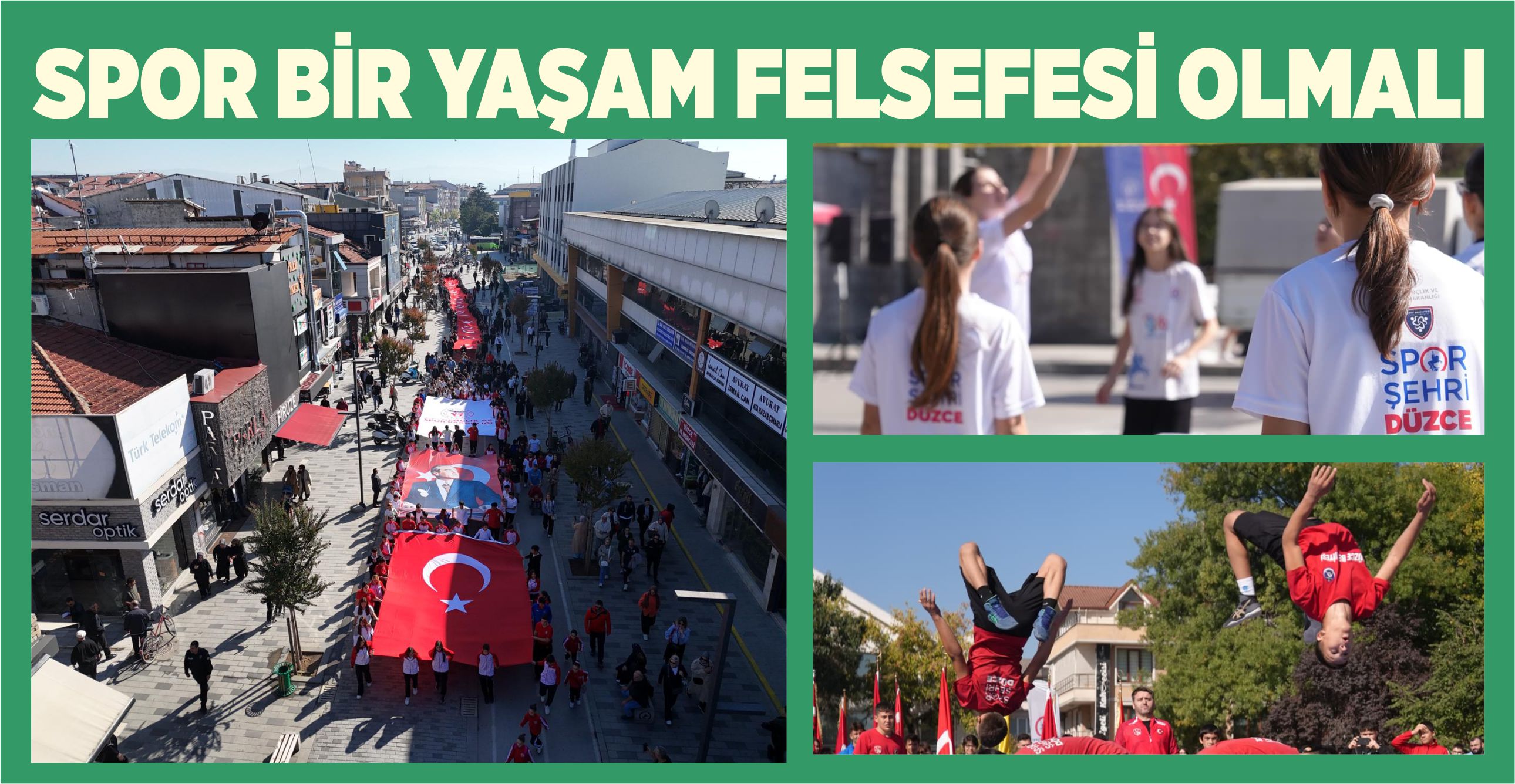 AMATÖR SPOR HAFTASI KORTEJ İLE KUTLANDI