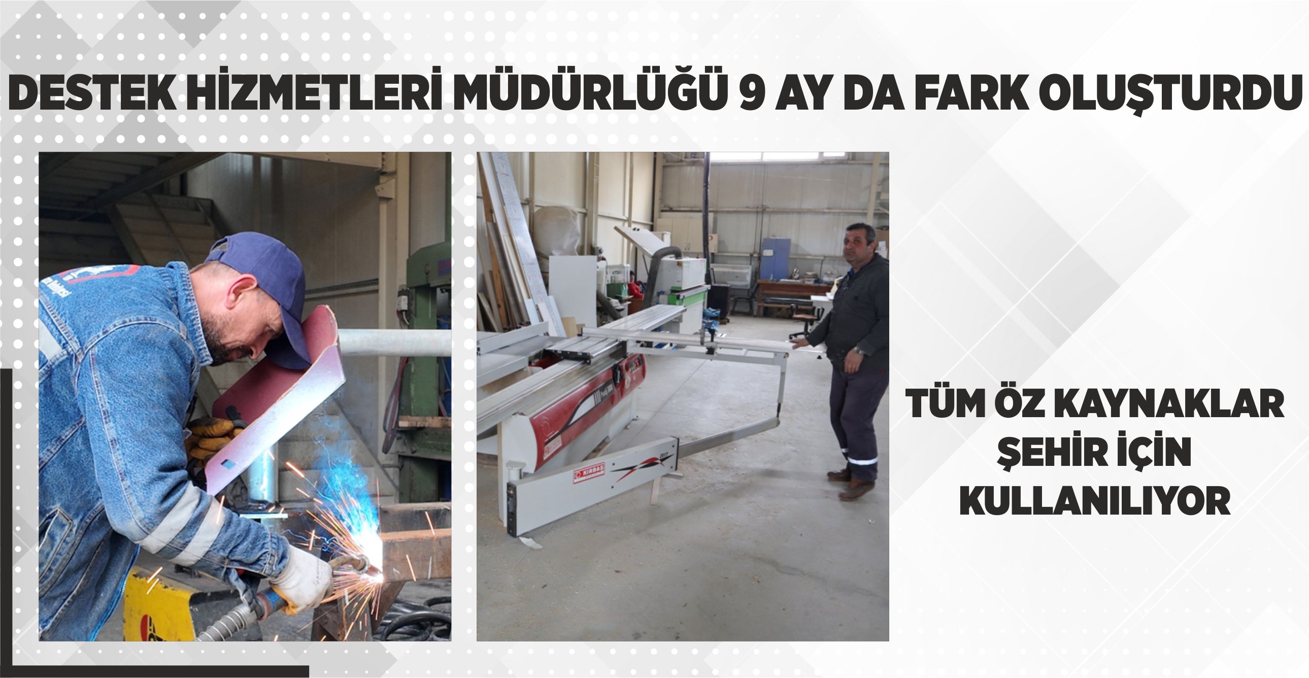 DÜZCE’YE HER ALANDA DESTEK OLUYOR