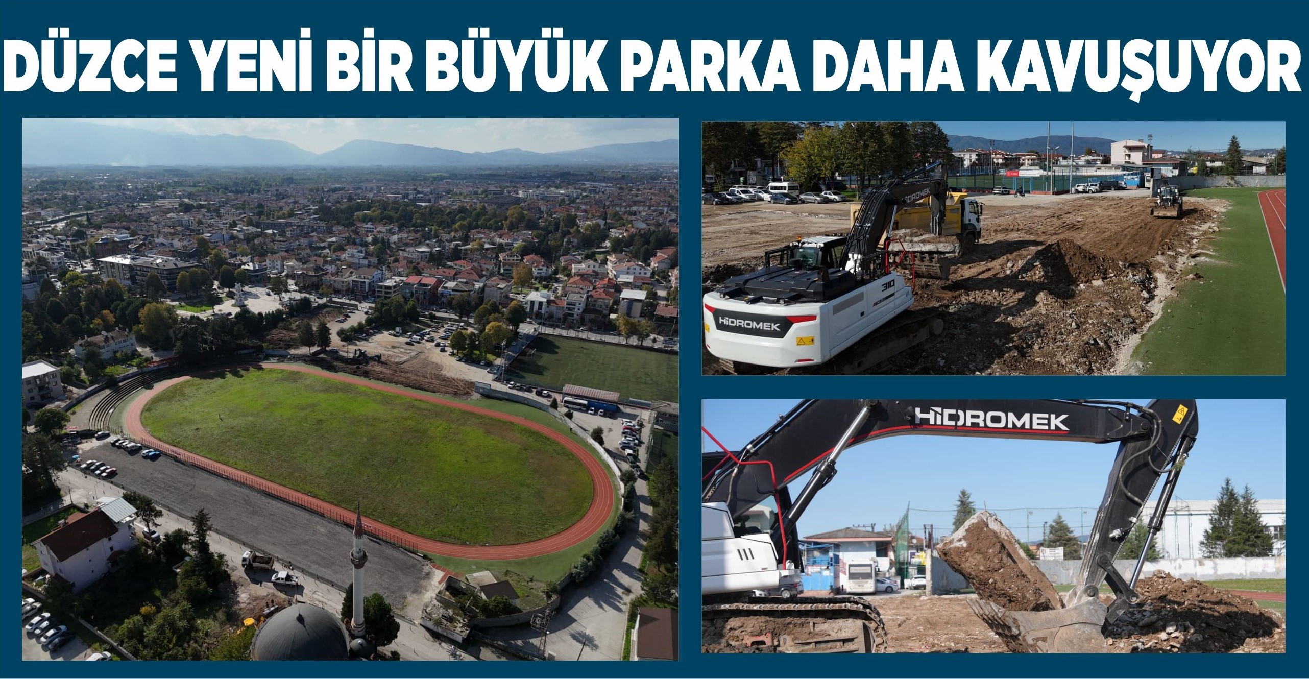 DÜZCE BELEDİYESİ, MİLLET BAHÇESİ-2 PROJESİNE BAŞLADI
