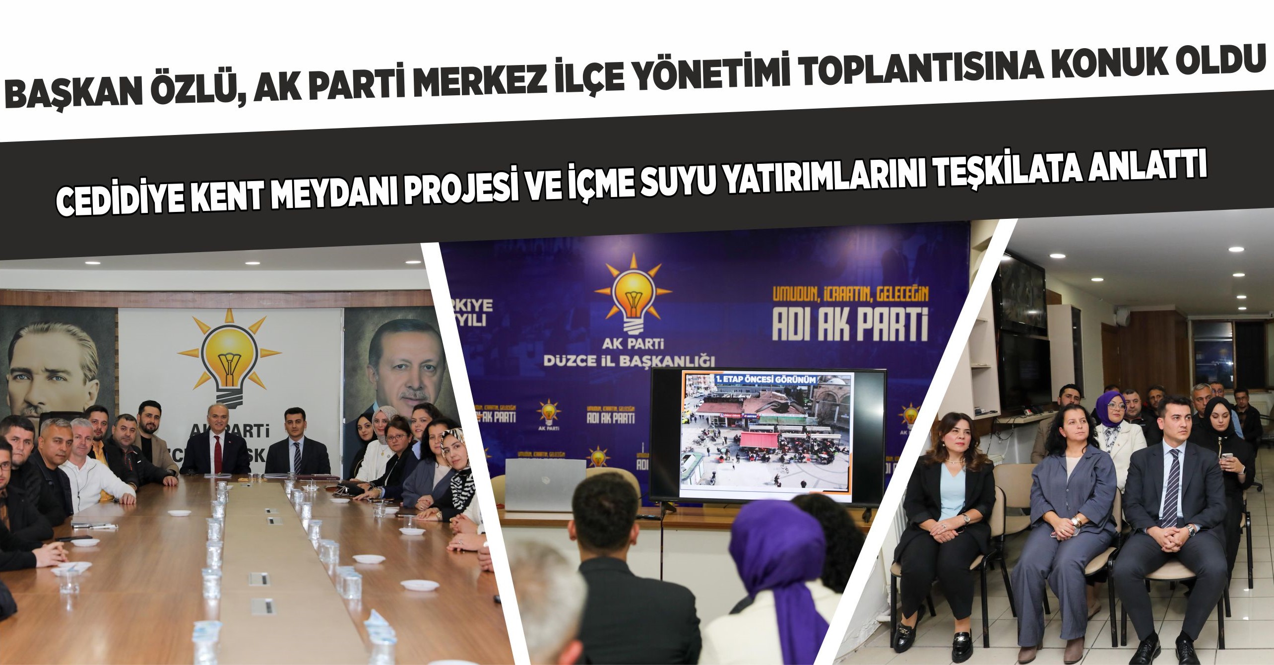 DÜZCE’YE İKİ GÜZEL ESER KAZANDIRIYORUZ