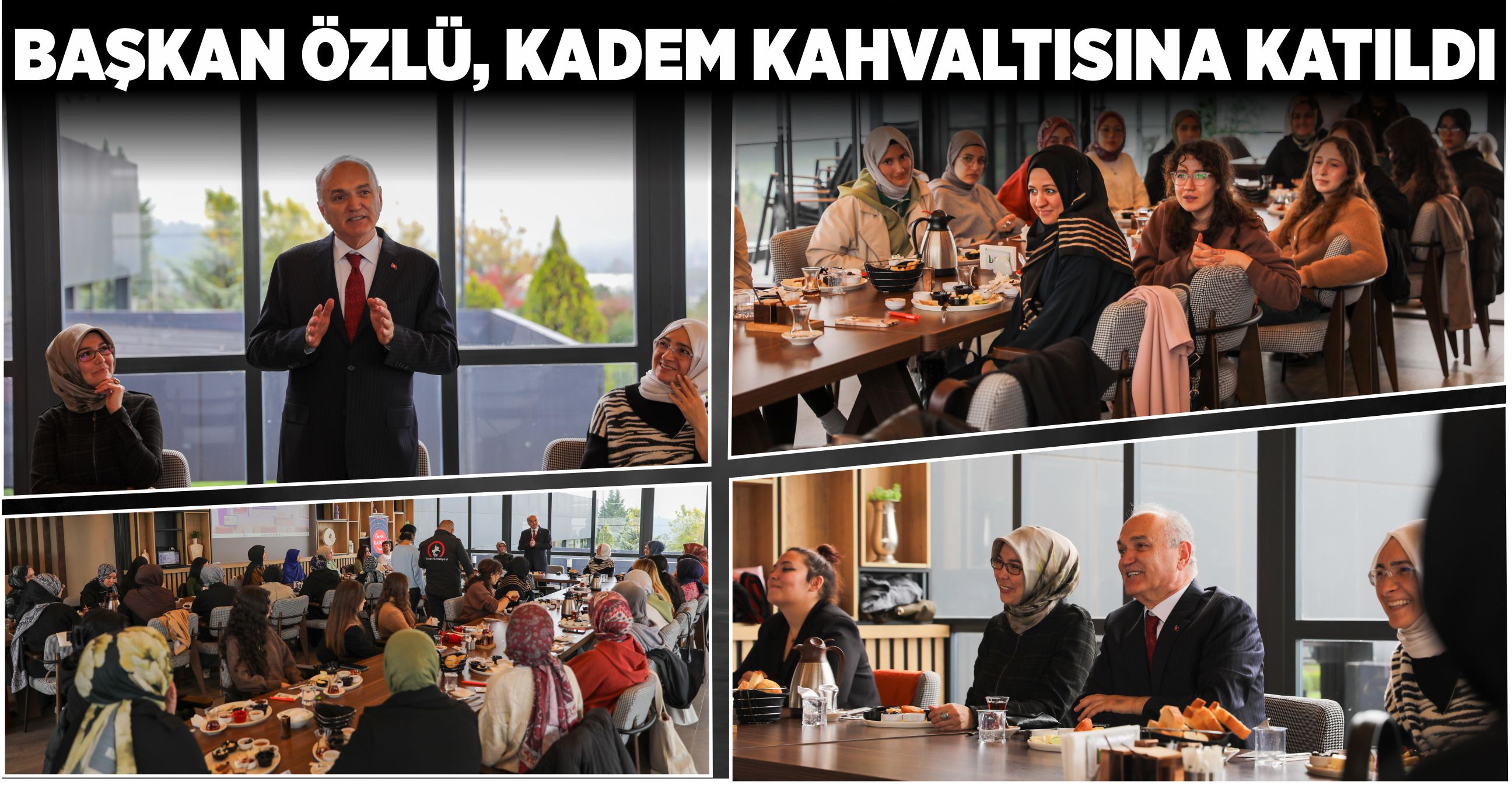 ÜNİVERSİTELİ GENÇLERLE BULUŞTU