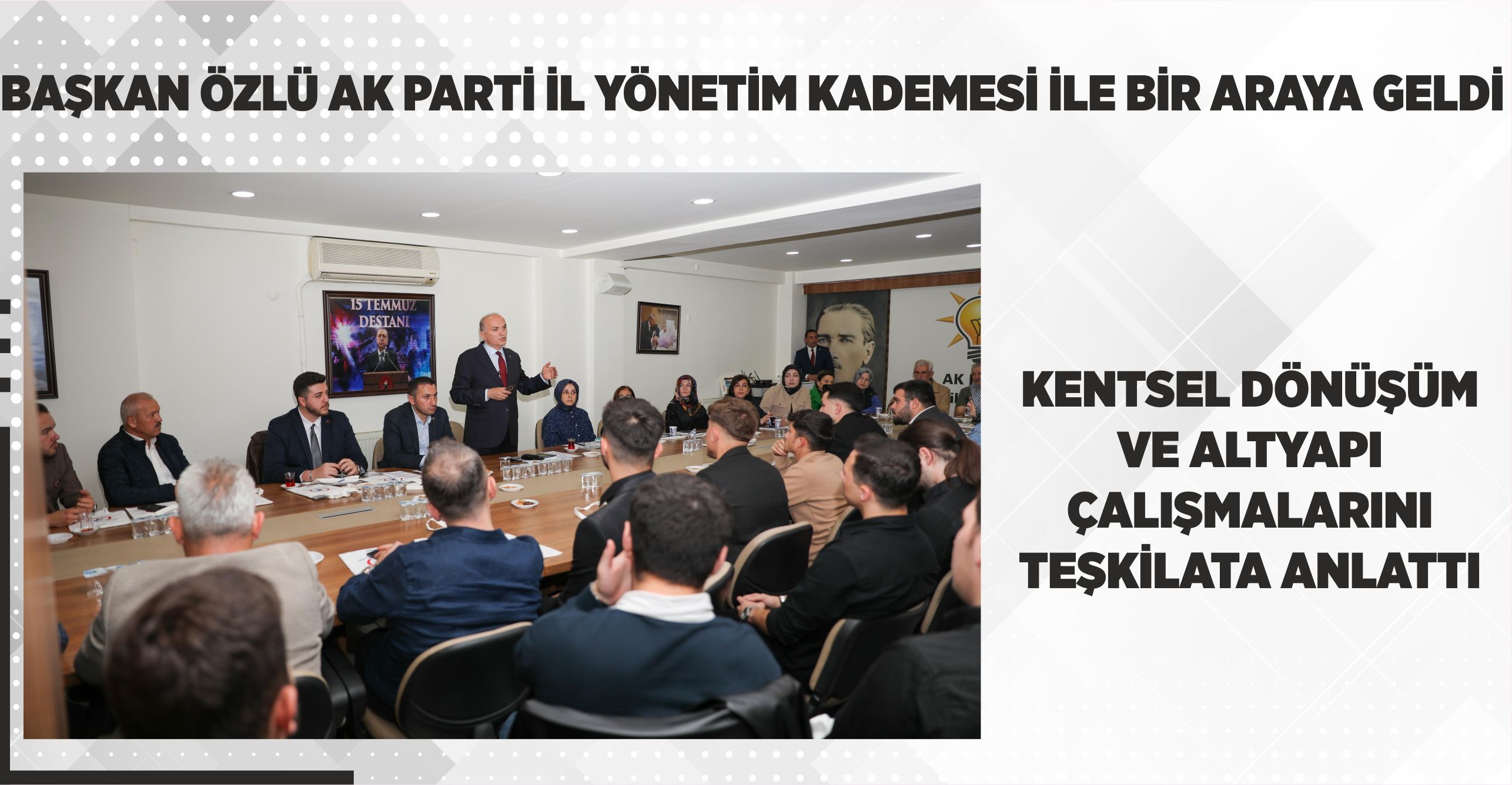 BİZ BİR MEDENİYETİ İNŞA VE İHYA ETMEK İÇİN ÇALIŞIYORUZ