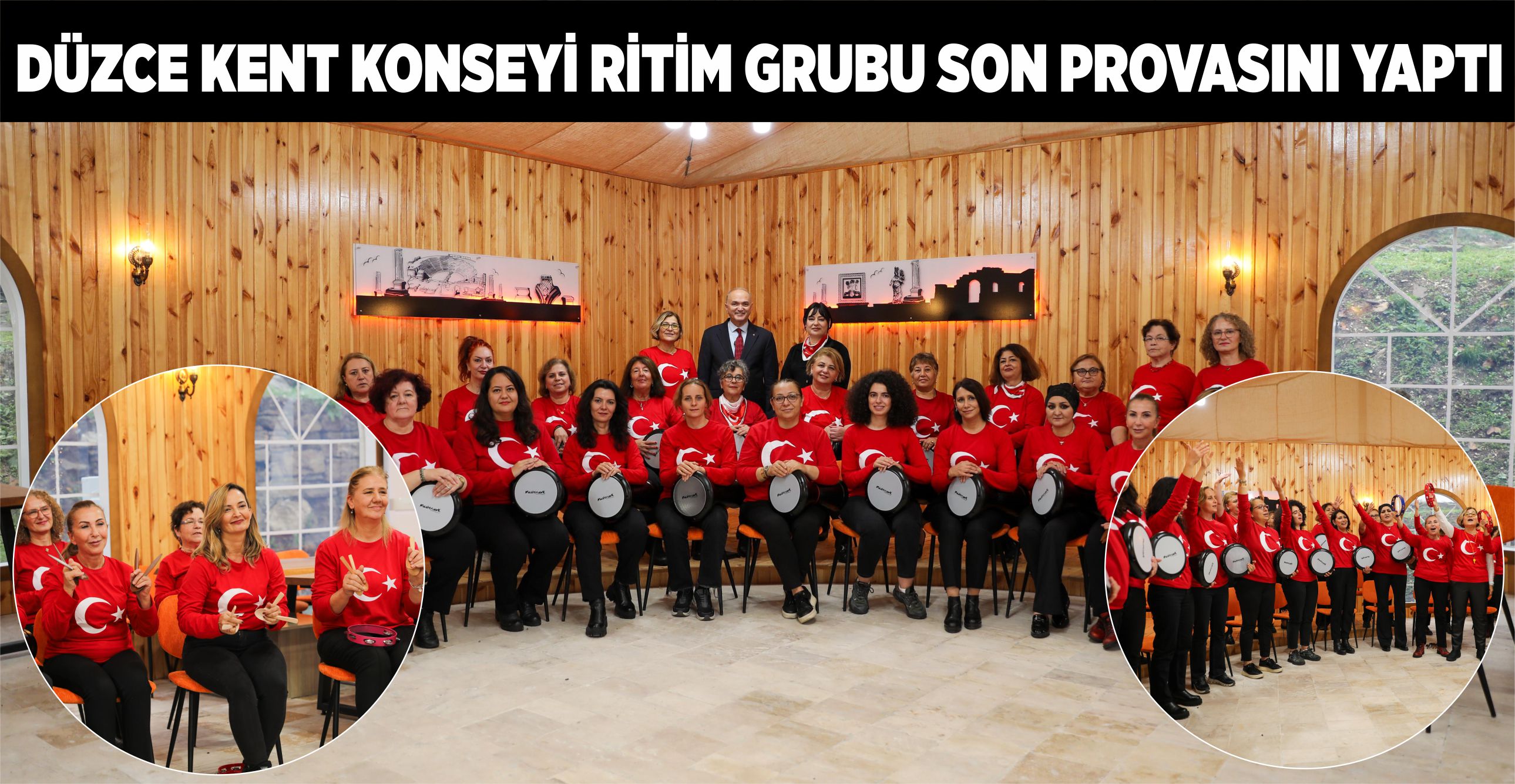 KONURALP SEYİR TERASI’NDA HEM ÇALDILAR, HEM SÖYLEDİLER
