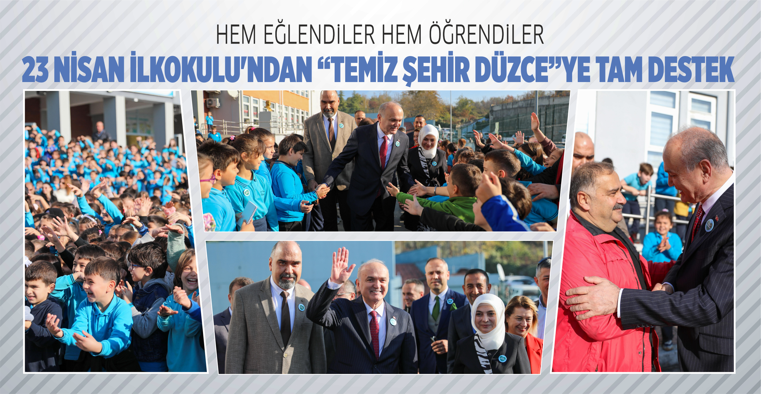 23 NİSAN İLKOKULU’NDAN “TEMİZ ŞEHİR DÜZCE”YE TAM DESTEK