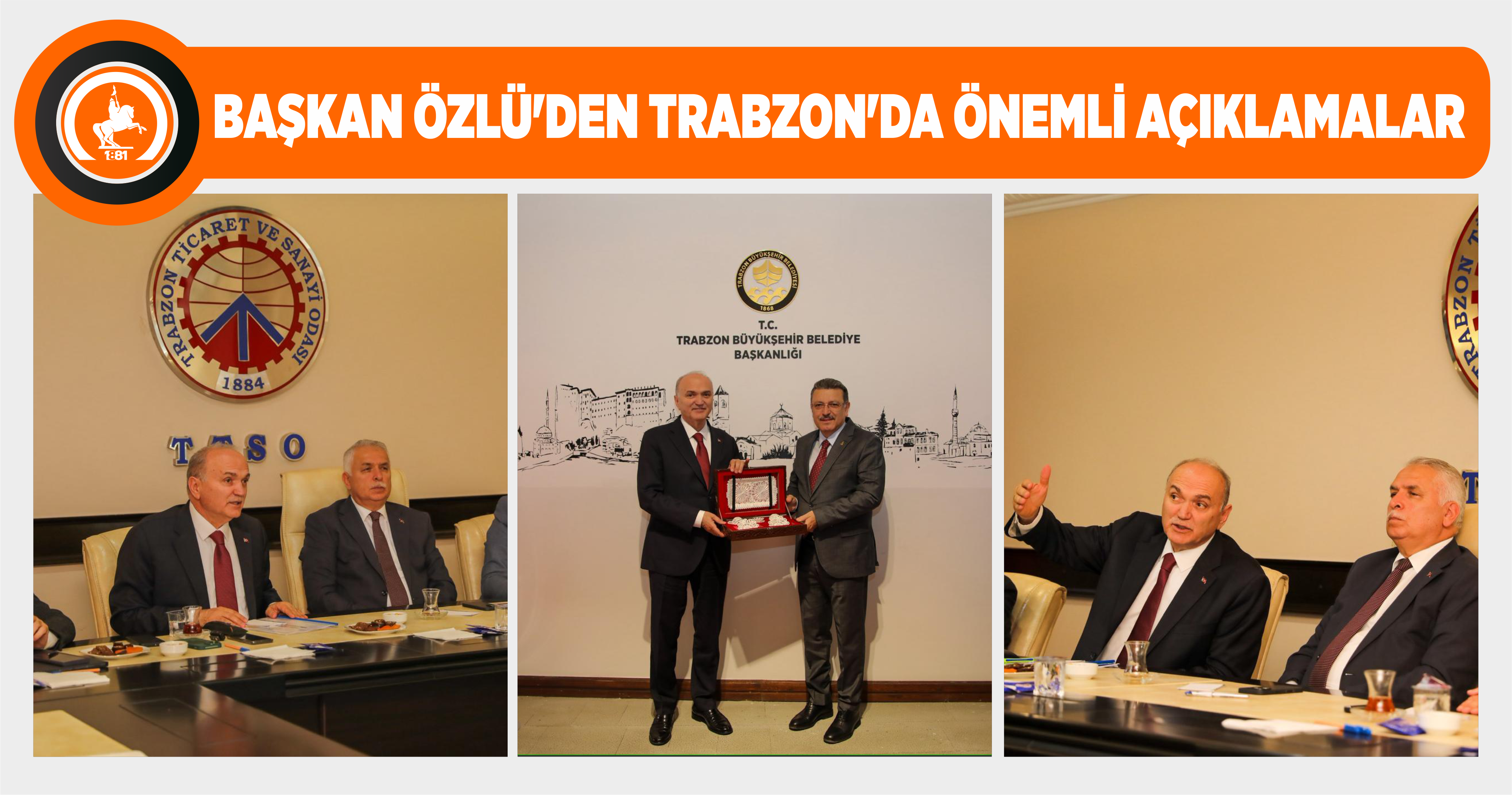BAŞKAN ÖZLÜ’DEN TRABZON’DA ÖNEMLİ AÇIKLAMALAR
