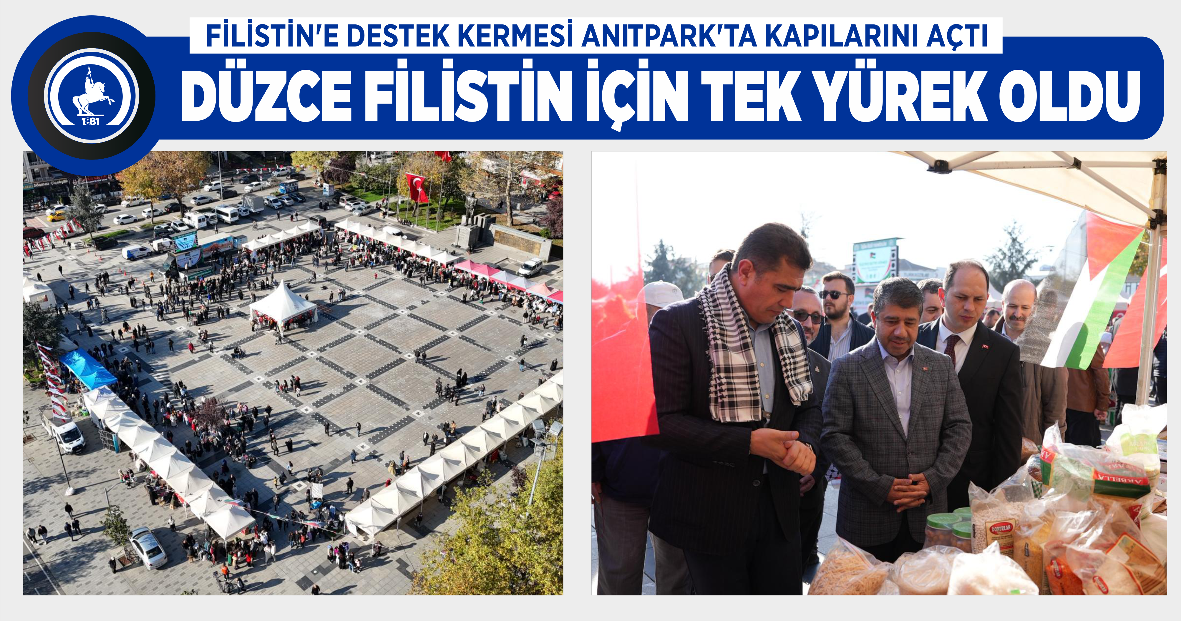 FİLİSTİN’E DESTEK KERMESİ ANITPARK’TA KAPILARINI AÇTI