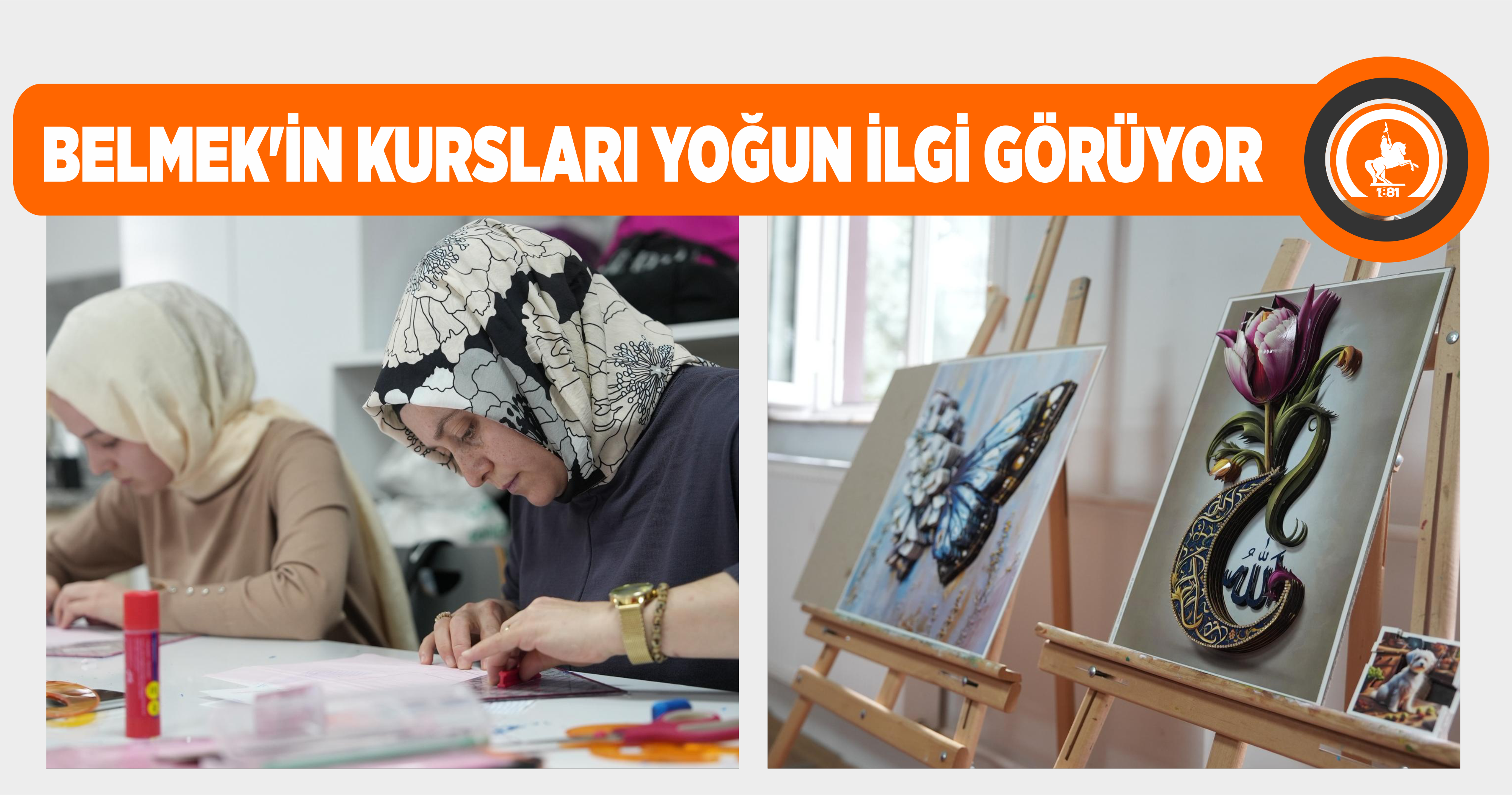 BELMEK’İN KURSLARI YOĞUN İLGİ GÖRÜYOR