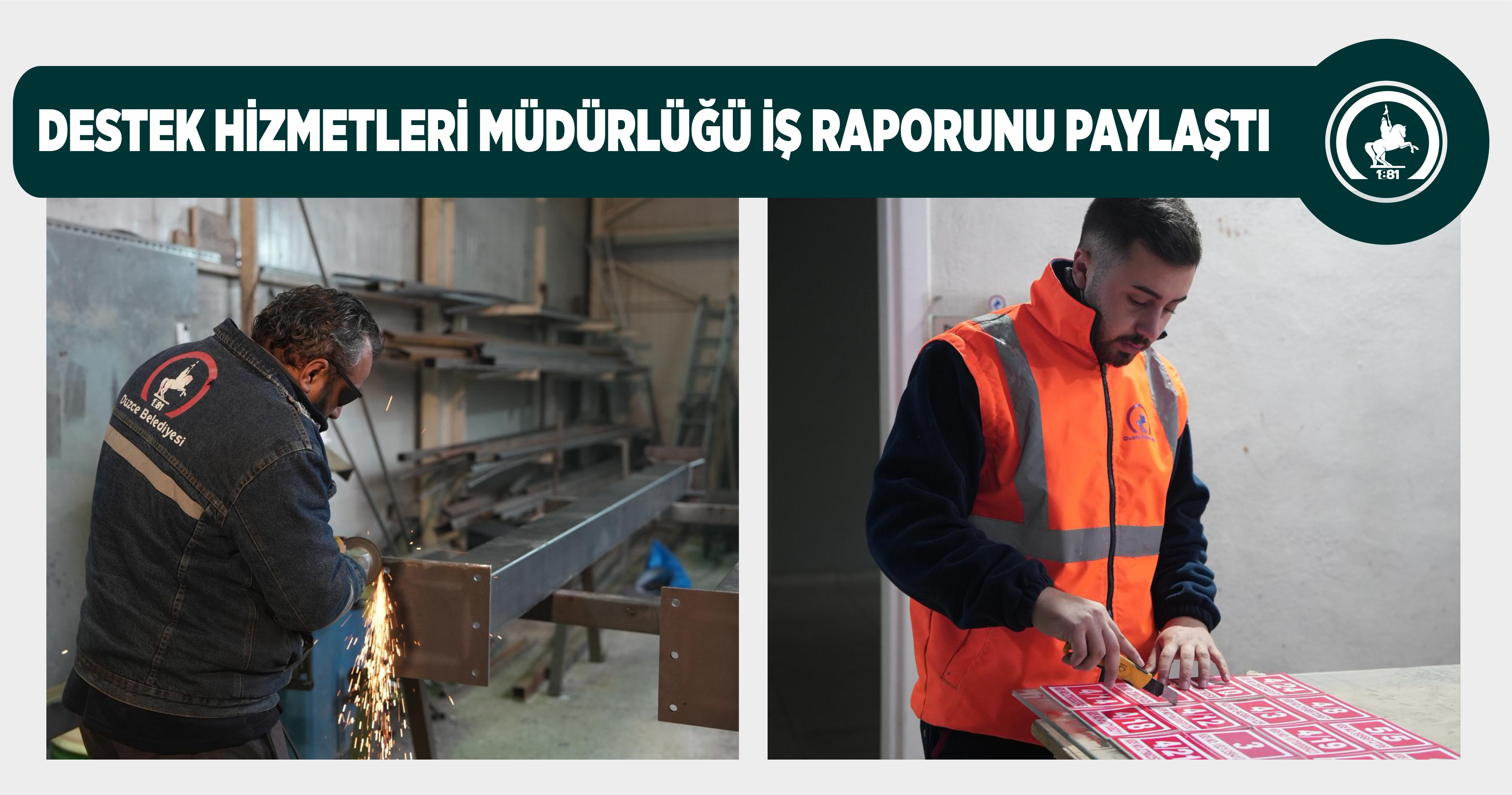 DESTEK HİZMETLERİ MÜDÜRLÜĞÜ İŞ RAPORUNU PAYLAŞTI