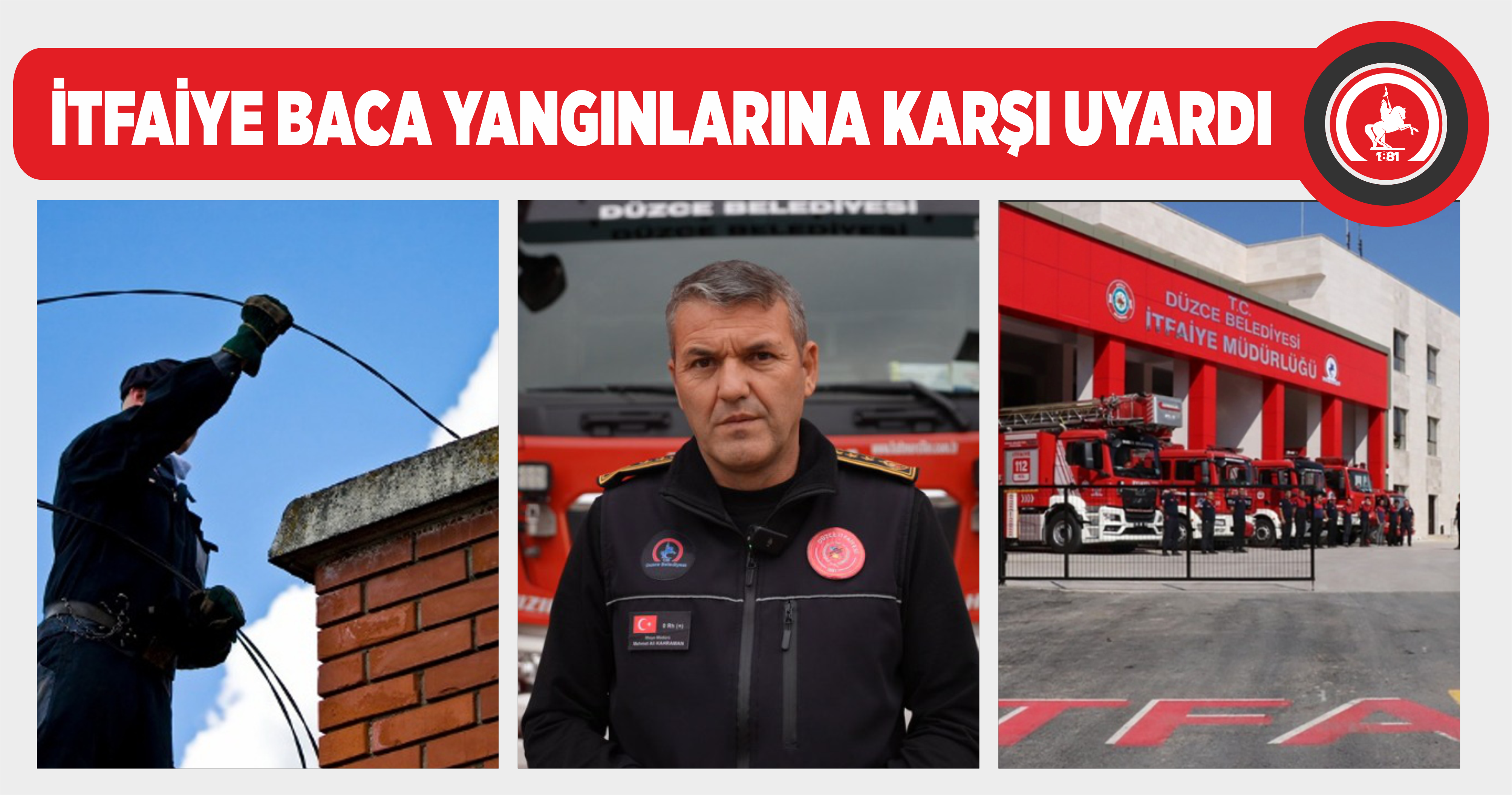 İTFAİYE BACA YANGINLARINA KARŞI UYARDI