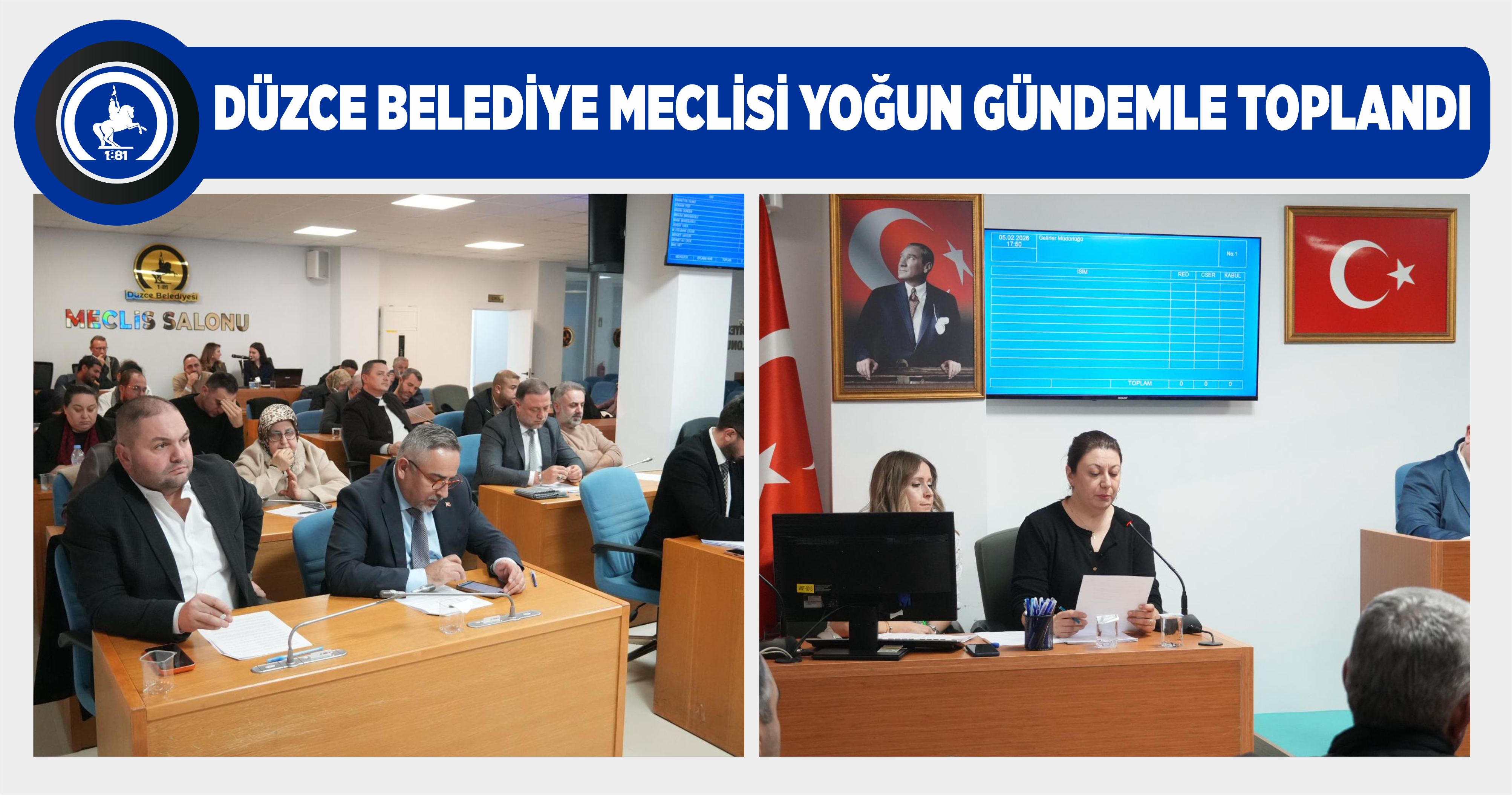 42 GÜNDEM MADDESİ KARARA BAĞLANDI