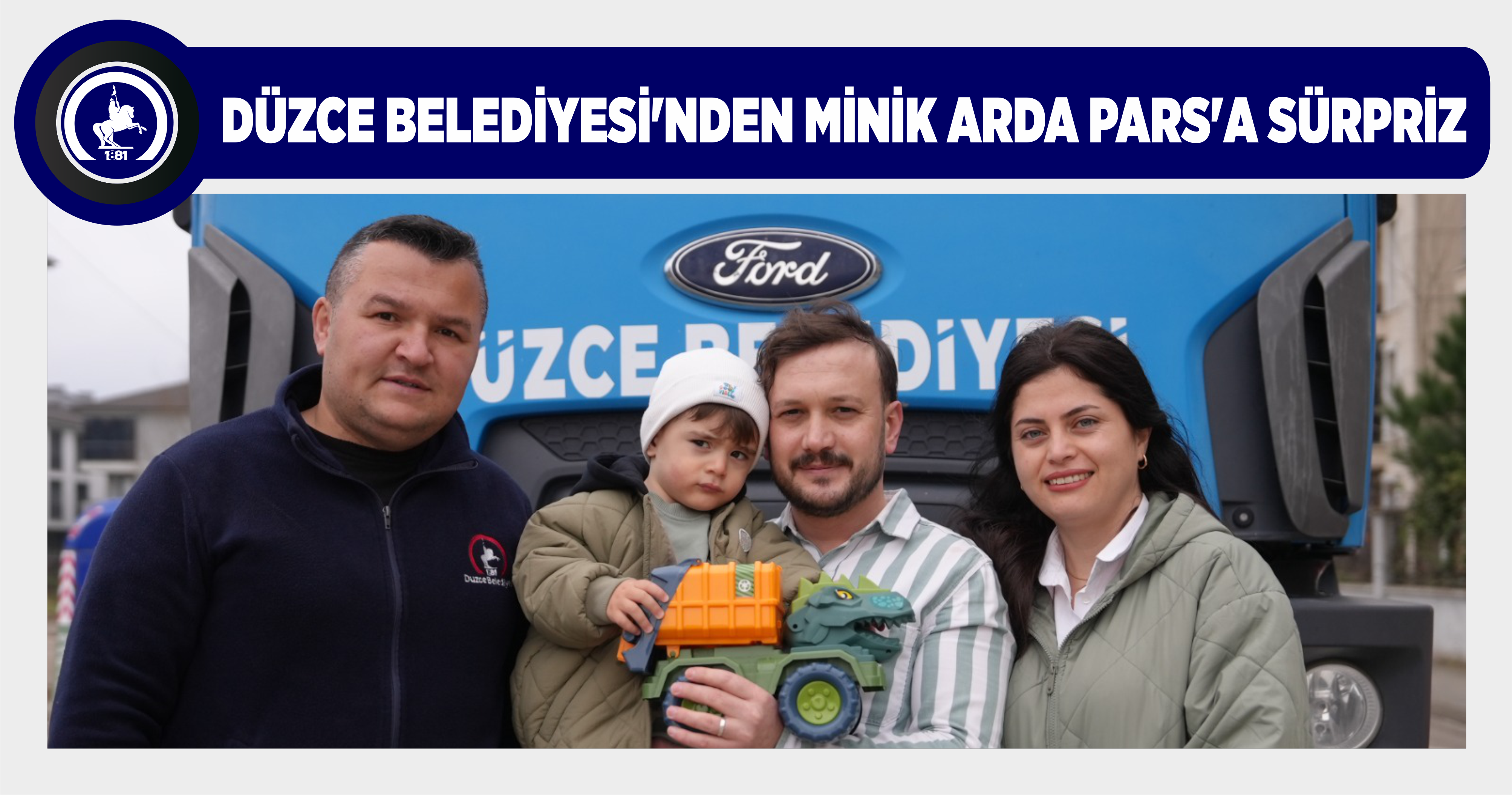 DÜZCE BELEDİYESİ’NDEN MİNİK ARDA PARS’A SÜRPRİZ
