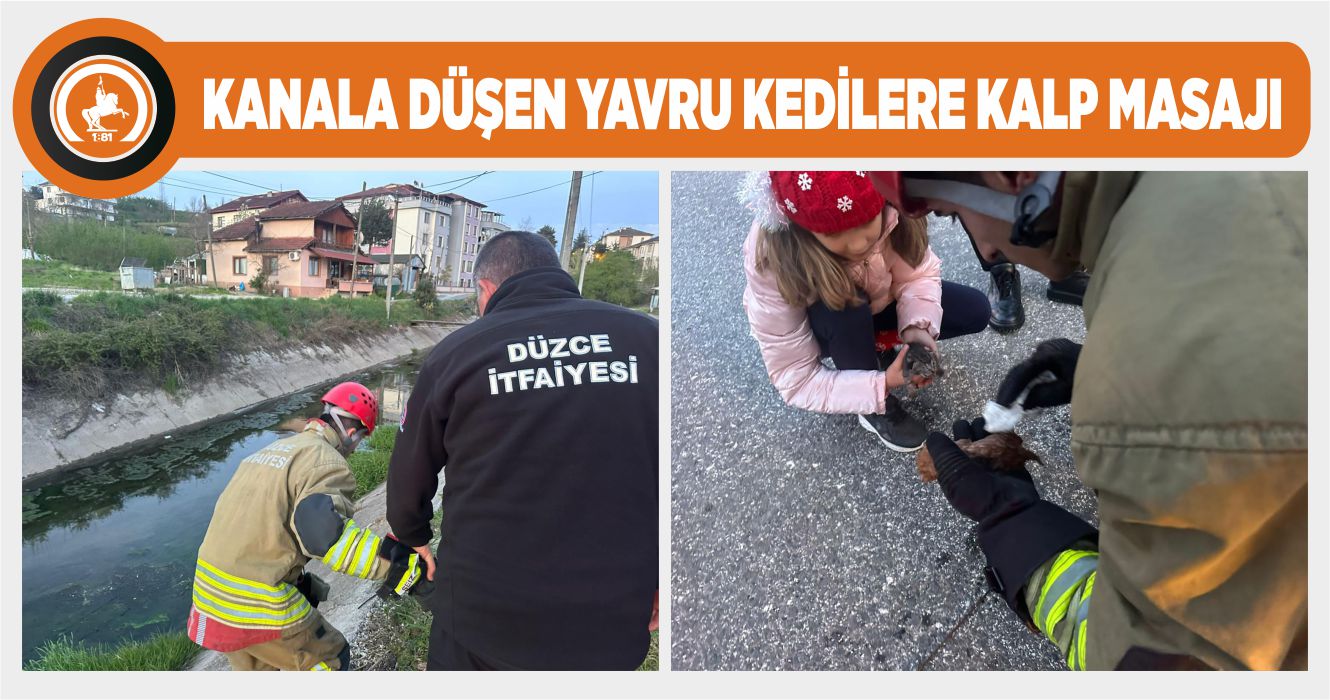 DÜZCE İTFAİYESİ ZAMANINDA YETİŞTİ