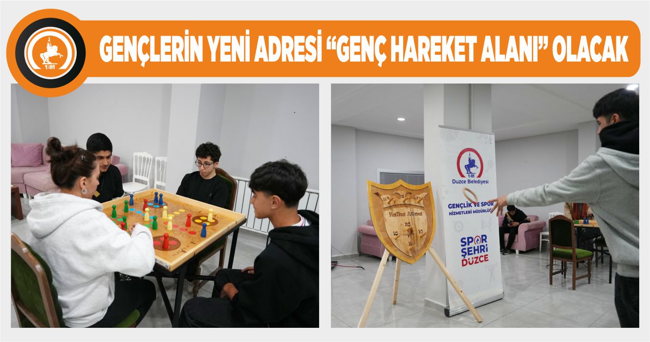 DÜZCE BELEDİYESİ’NDEN GENÇLERE YENİ MEKAN