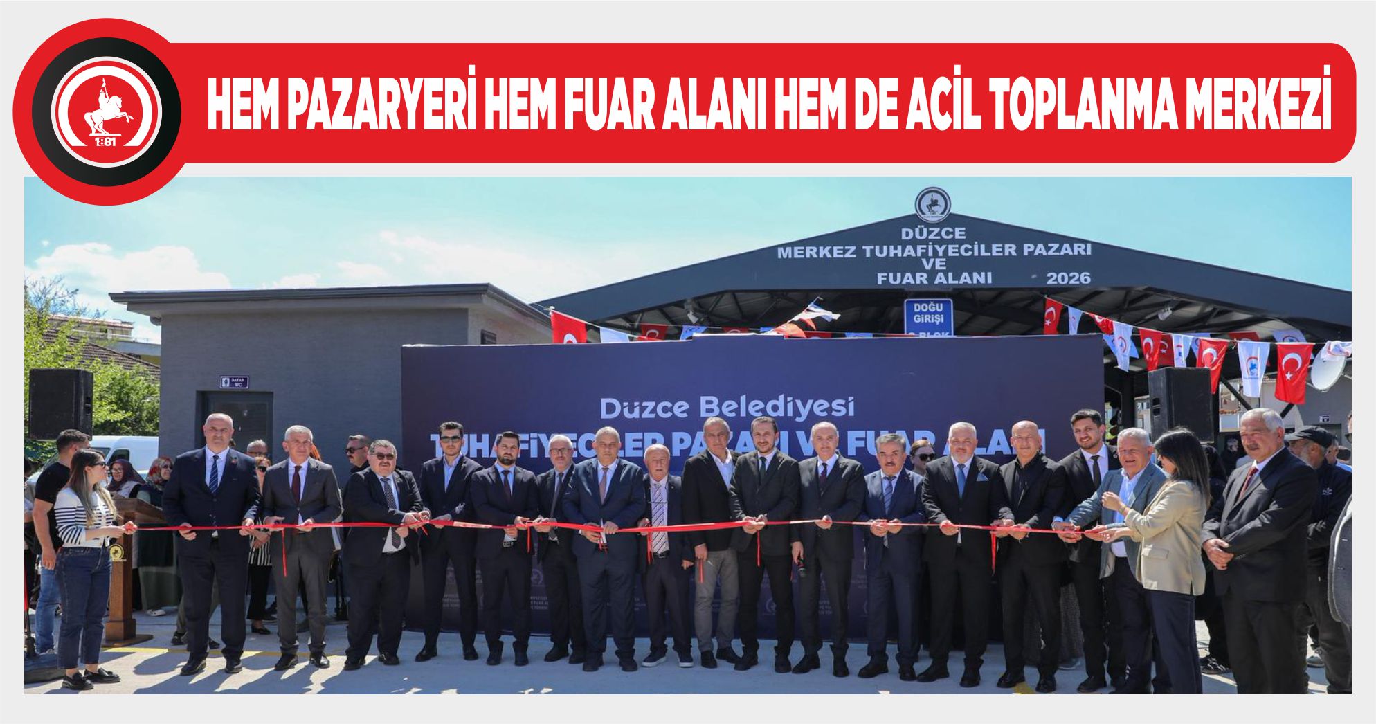 TUHAFİYECİLER PAZARI VE FUAR ALANI AÇILDI