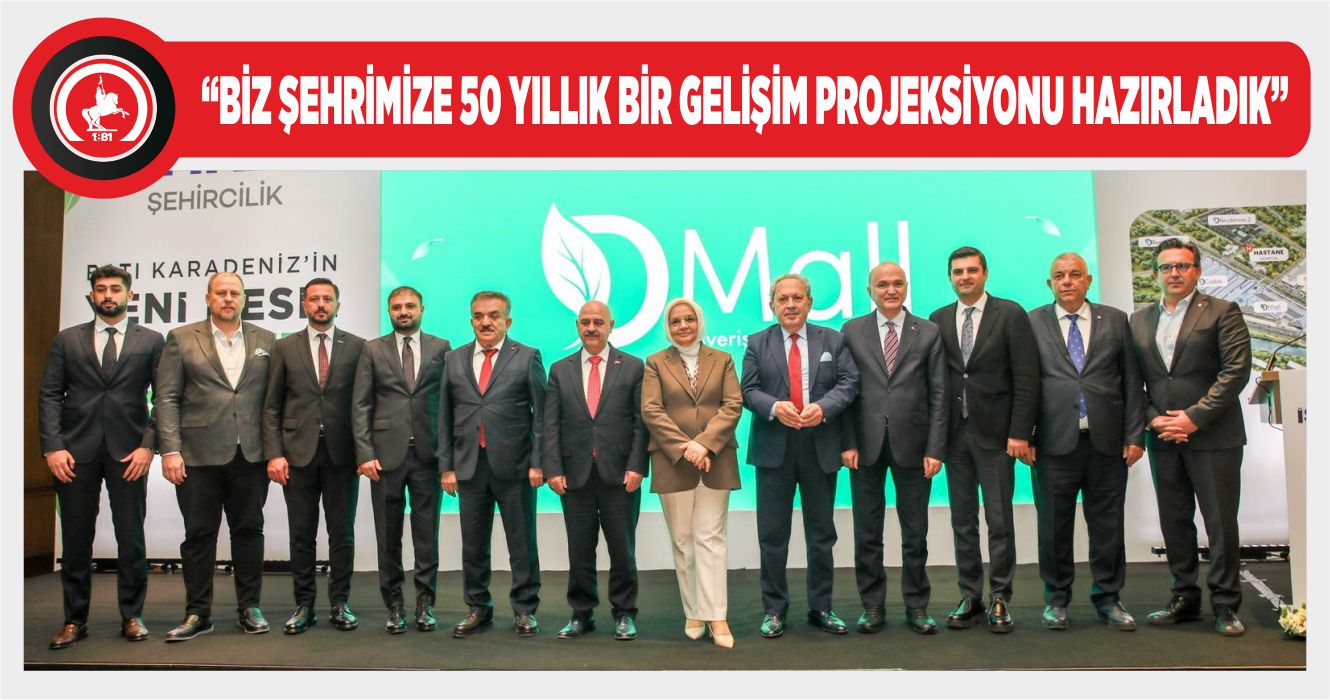 BAŞKAN ÖZLÜ DMALL LANSMANINDA DÜZCE’Yİ ANLATTI