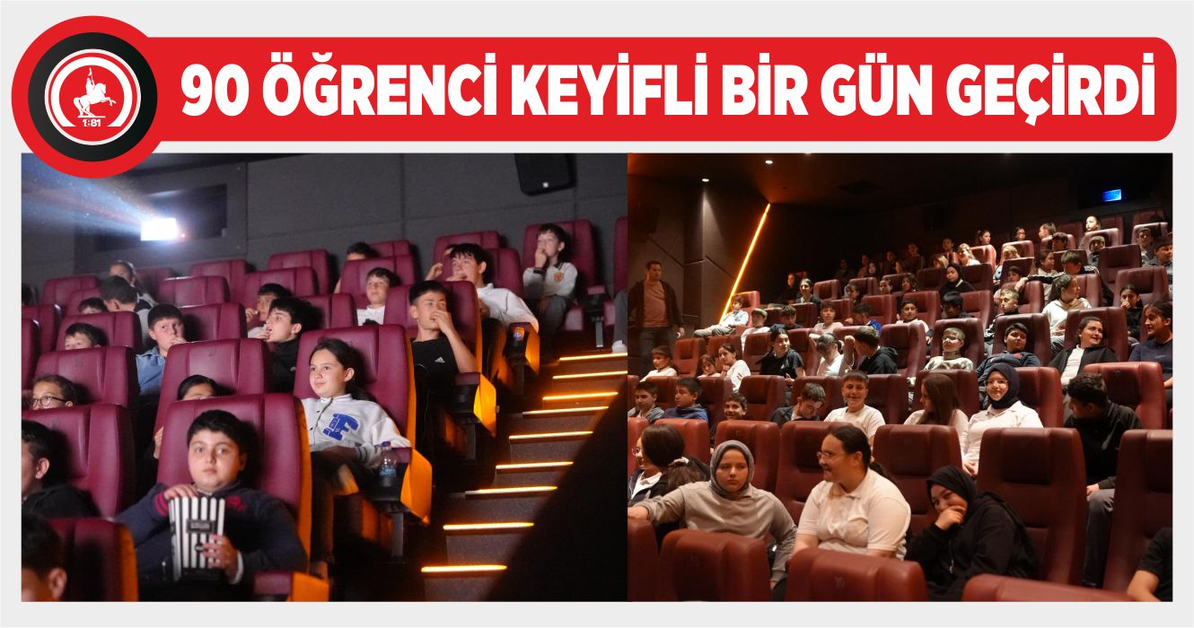 DÜZCE BELEDİYESİ’NDEN ÖĞRENCİLERE YÖNELİK SİNEMA ETKİNLİĞİ