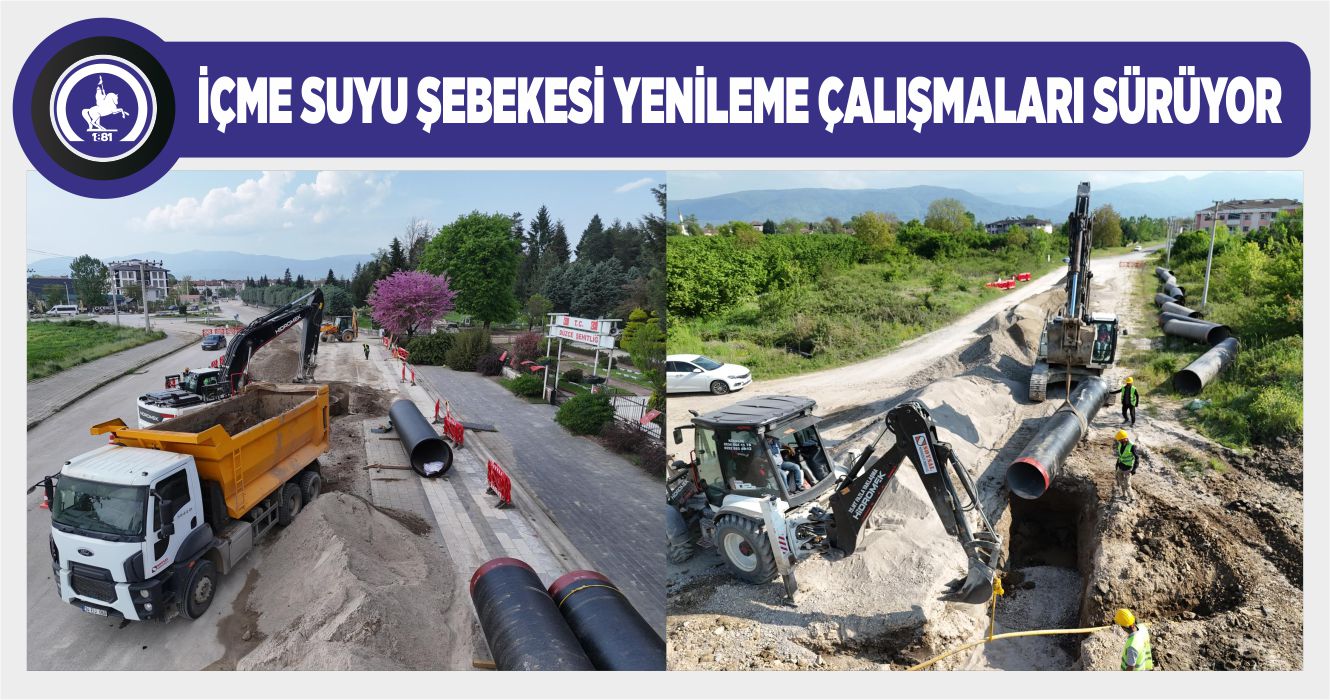 İÇME SUYU ŞEBEKESİNDE 11 KİLOMETRELİK HAT YENİLENDİ