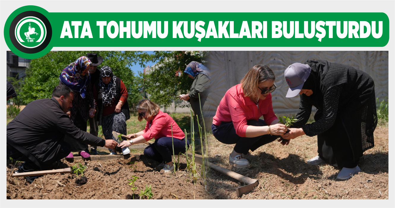 TARIM AKADEMİSİ'NİN FİDELERİ YAŞLILARIN ELLERİNDE HAYAT BULDU