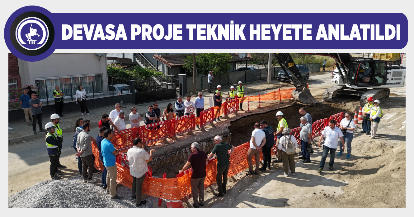 İLLER BANKASI HEYETİ PROJEYİ İNCELEDİ