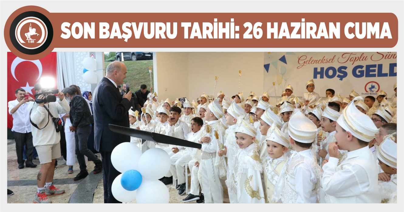 GELENEKSEL SÜNNET ŞÖLENİ BAŞVURULARI BAŞLADI