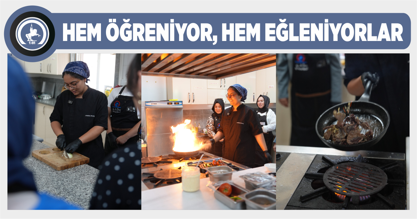 DÜZCELİ KADINLAR, BELMEK AŞÇILIK KURSU İLE YENİ MAHARETLER KAZANIYOR