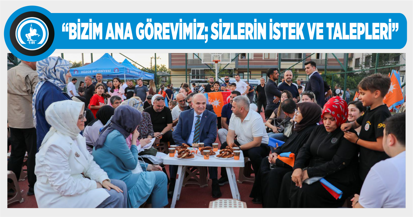BAŞKAN ÖZLÜ KÖRPEŞLER MAHALLESİ SAKİNLERİYLE BULUŞTU