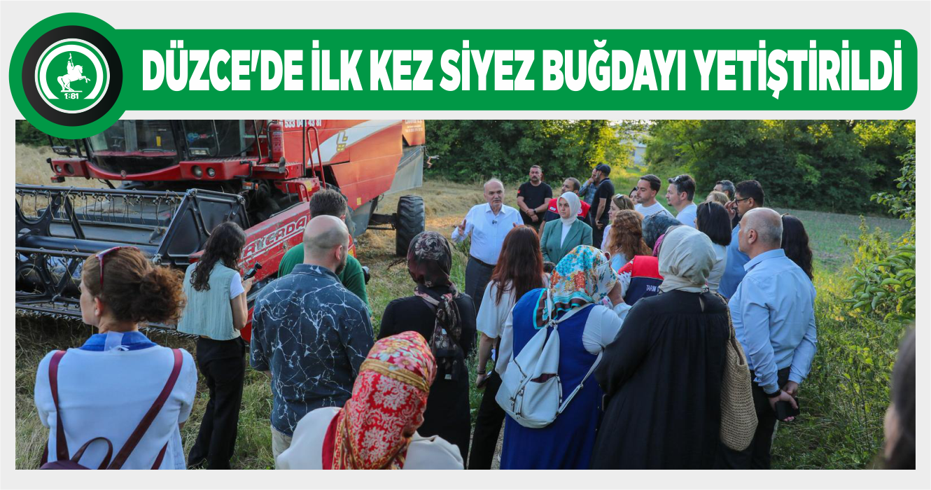 TARIM AKADEMİSİ’NDE SİYEZ BUĞDAYI HASADI