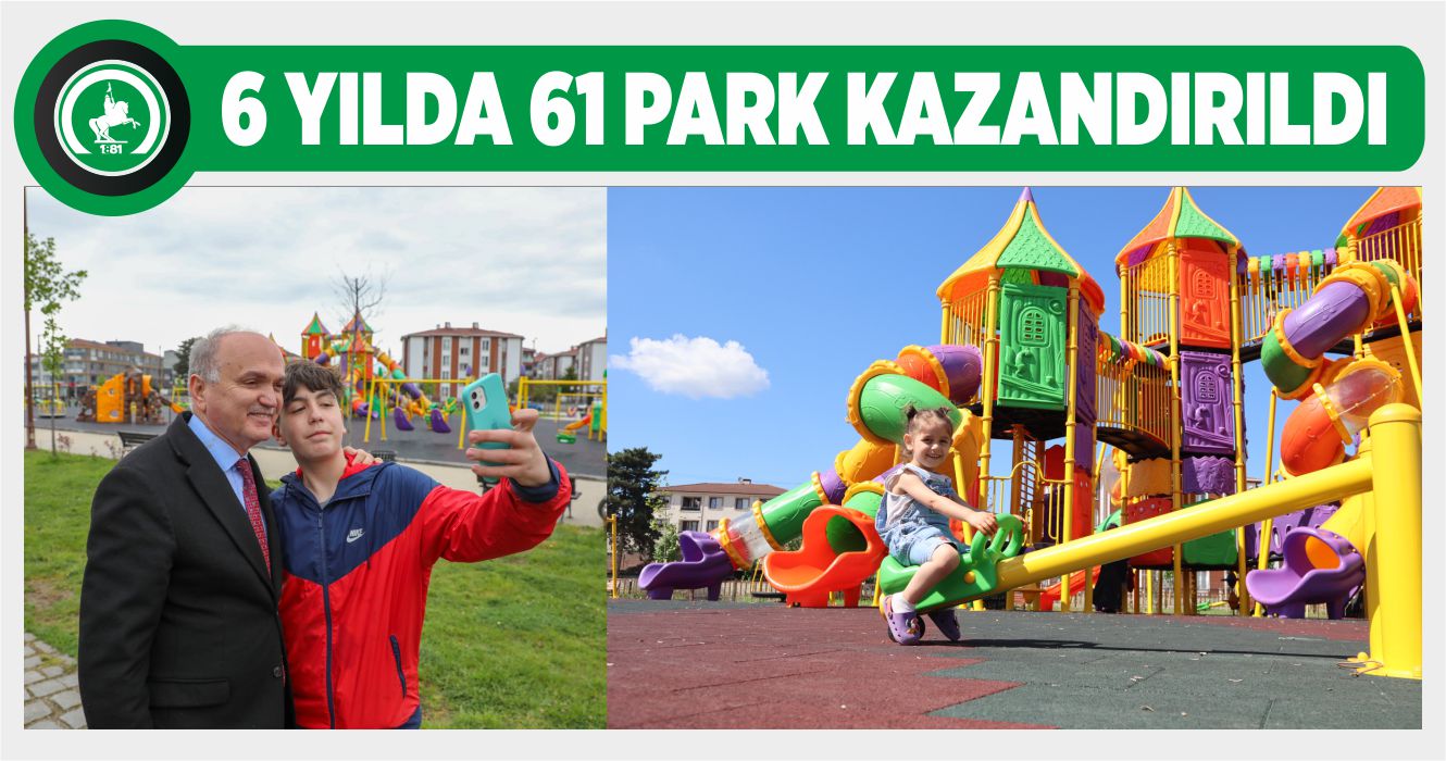 2026 VE 2027’DE 16 YENİ PARK PLANLANDI