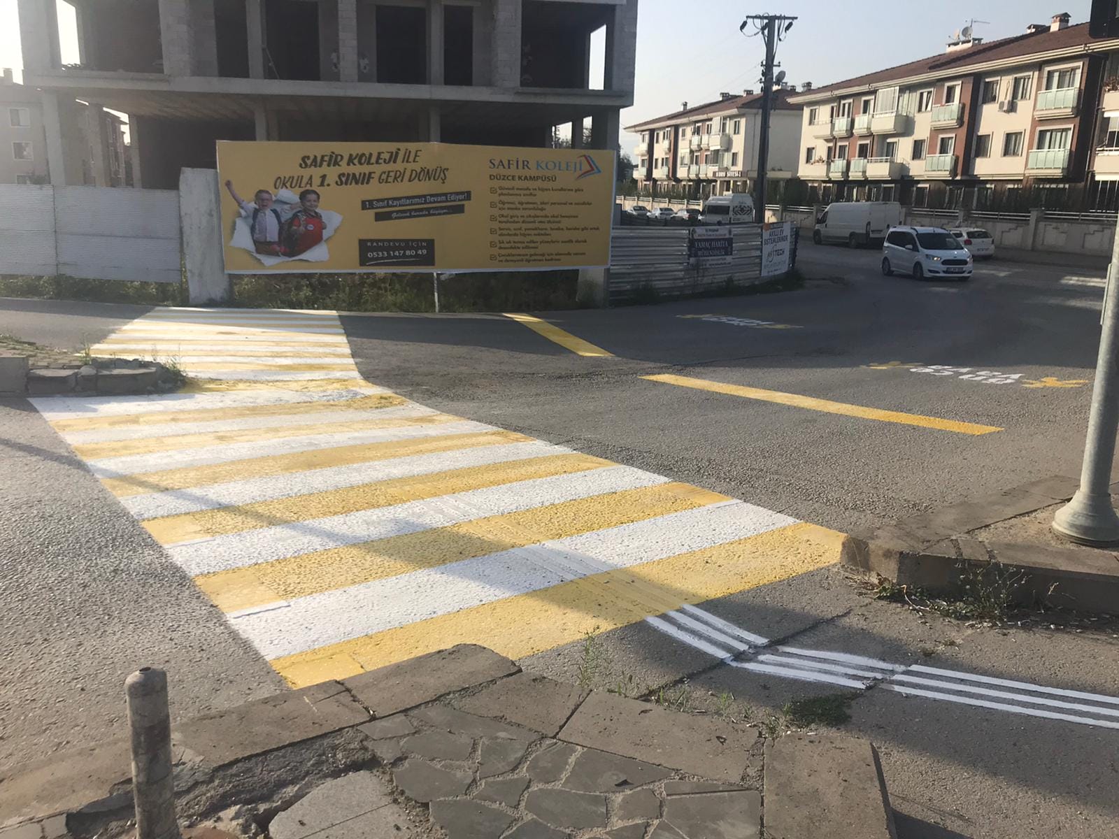 BELEDİYEDEN TRAFİK DÜZENİNE DESTEK