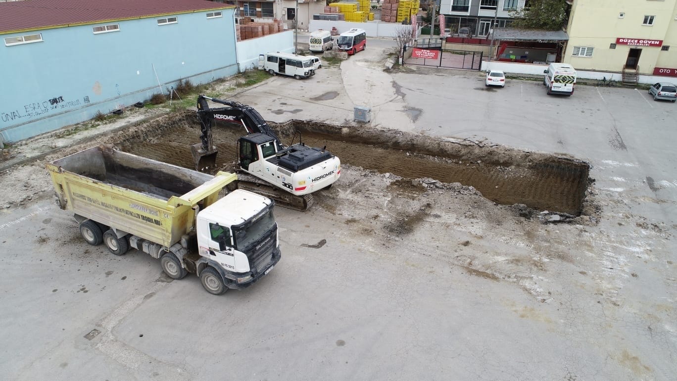 YENİ İTFAİYE HİZMET BİNASI İÇİN ÇALIŞMALAR BAŞLADI