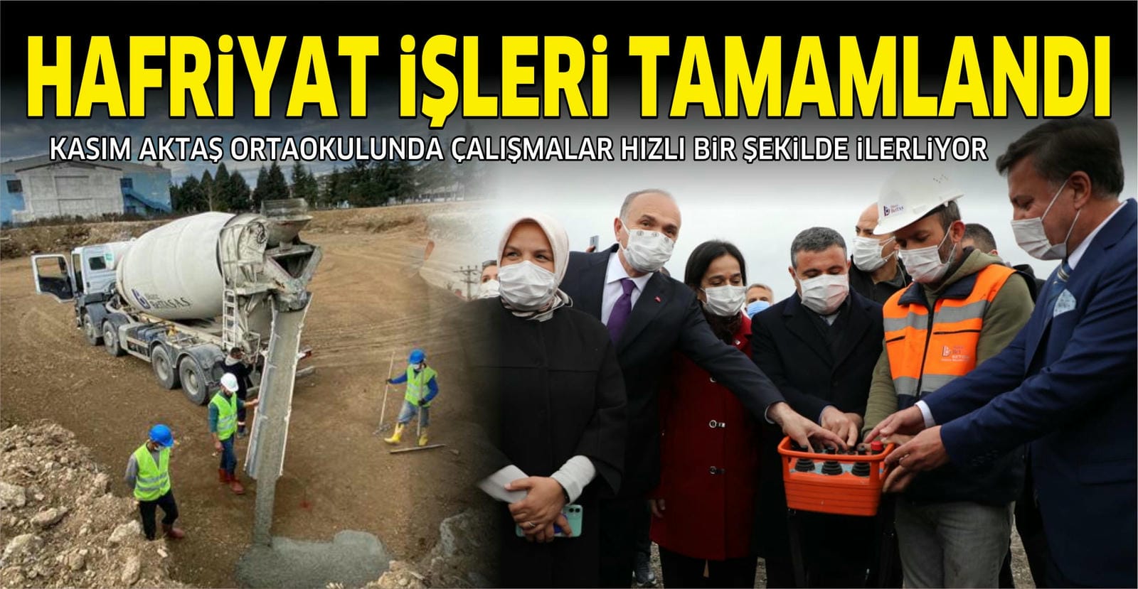 ÇALIŞMALAR HIZLI ŞEKİLDE İLERLİYOR