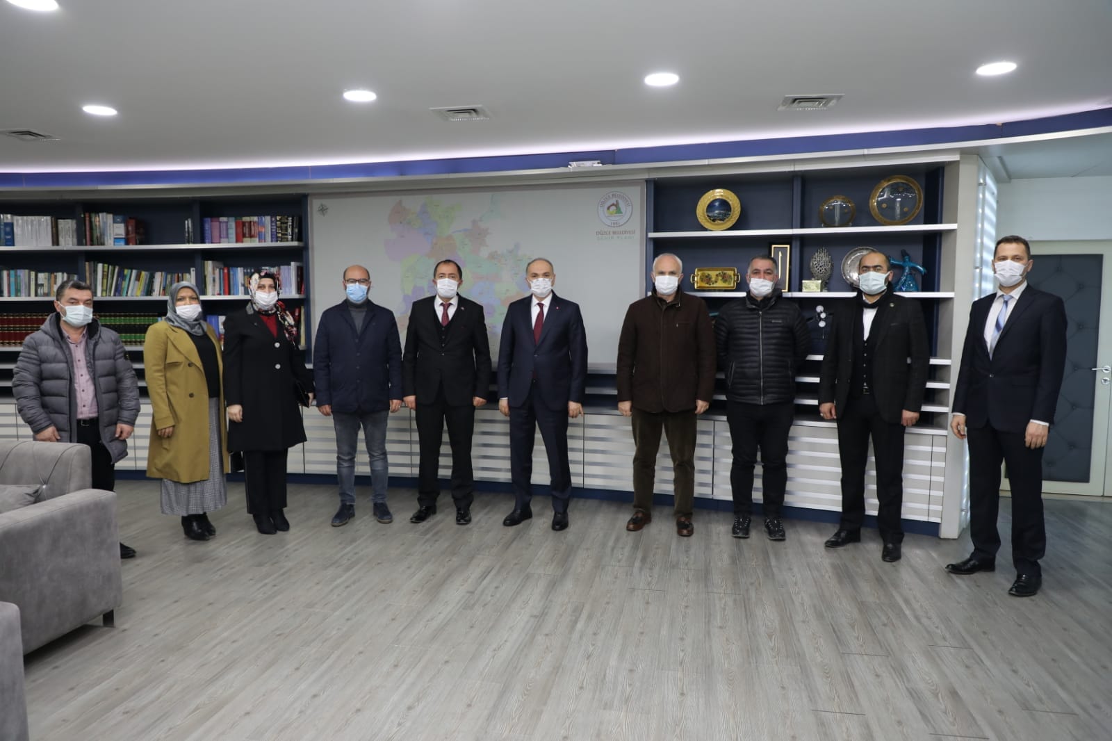 İTTİFAK ORTAĞI MHP’DEN BAŞKAN ÖZLÜ’YE ZİYARET