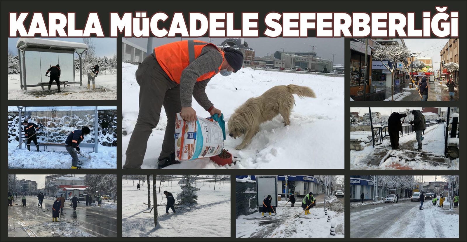 TÜM EKİPLER SAHADAKİ YERLERİNİ ALDI