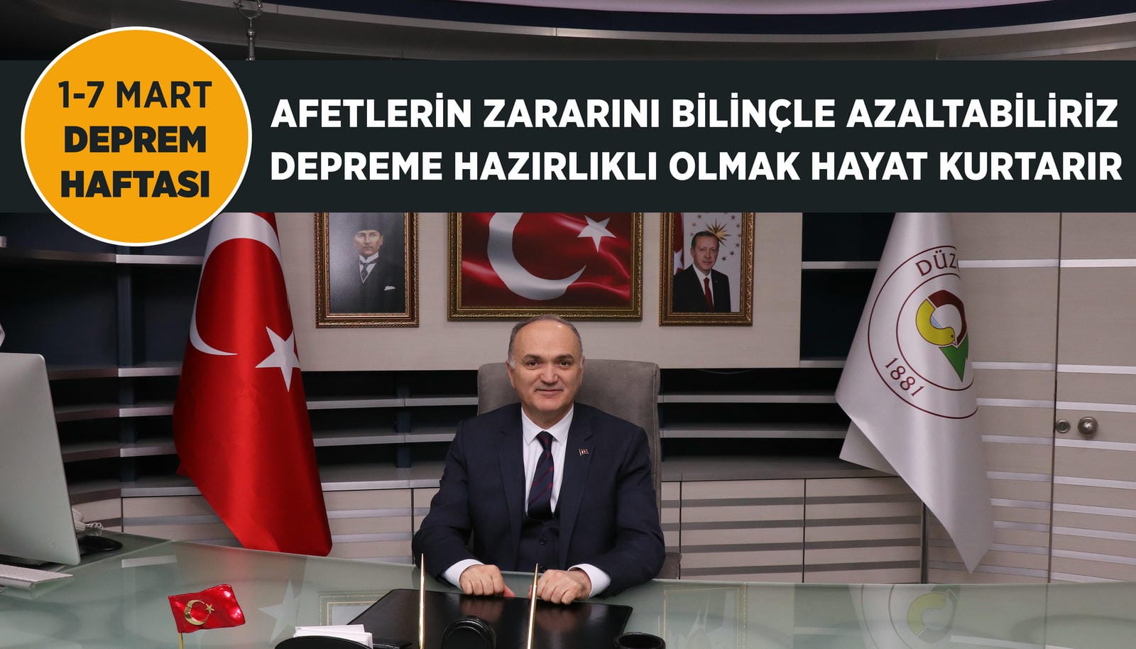 AFETLERİN ZARARINI BİLİNÇLE AZALTABİLİRİZ