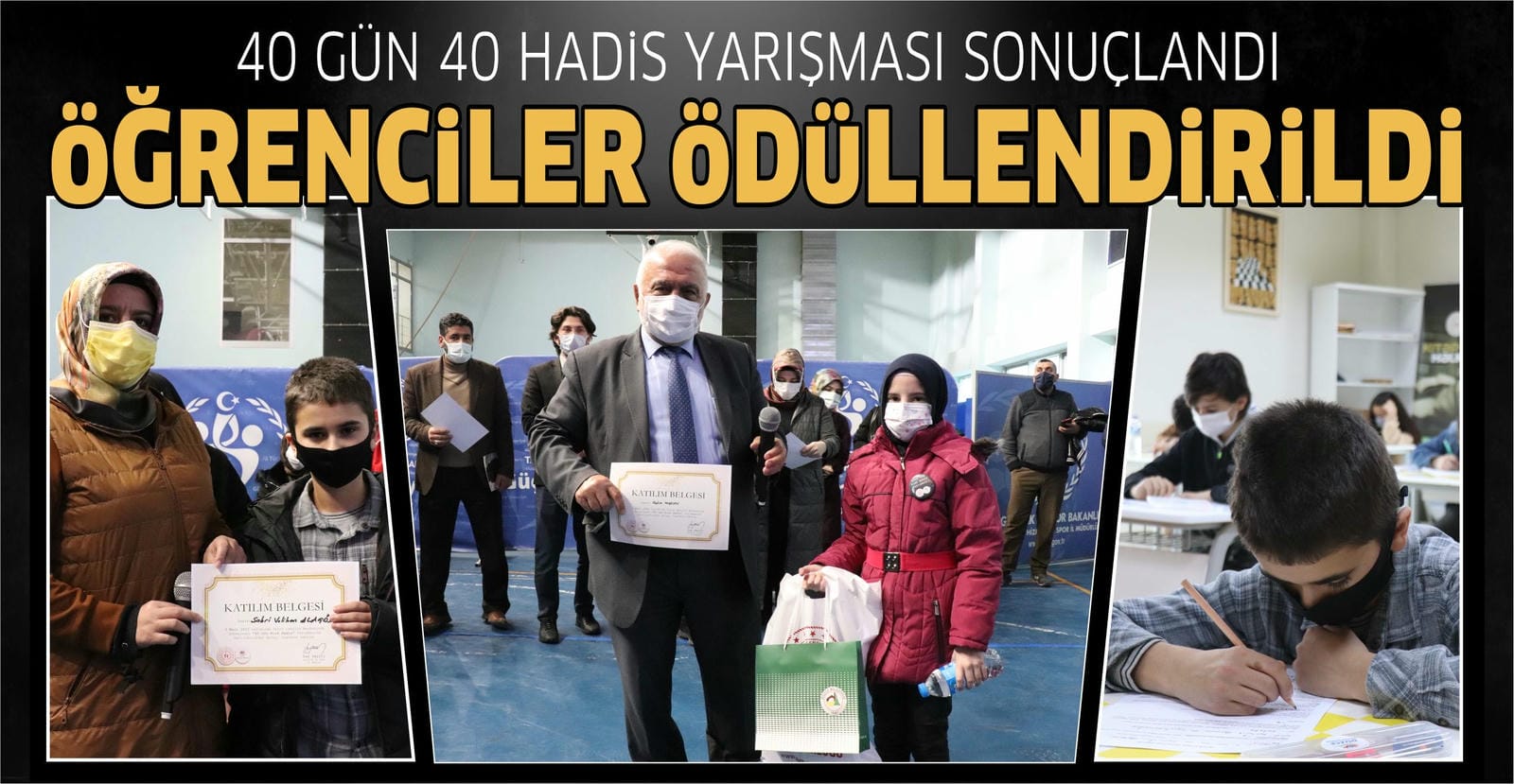 ÖĞRENCİLER ÖDÜLLENDİRİLDİ