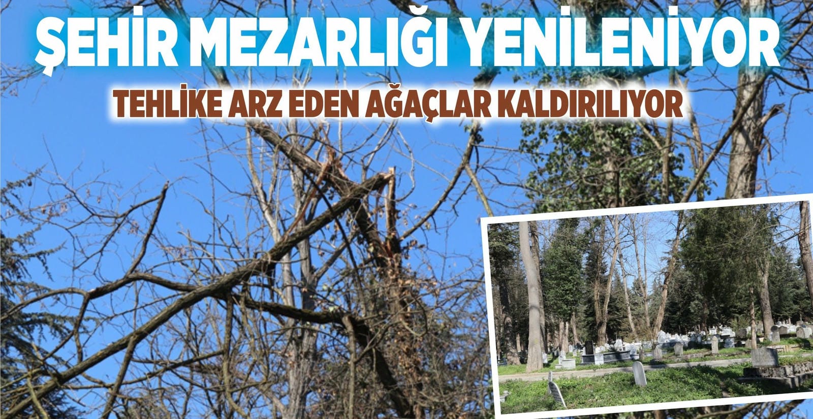ŞEHİR MEZARLIĞI YENİLENİYOR