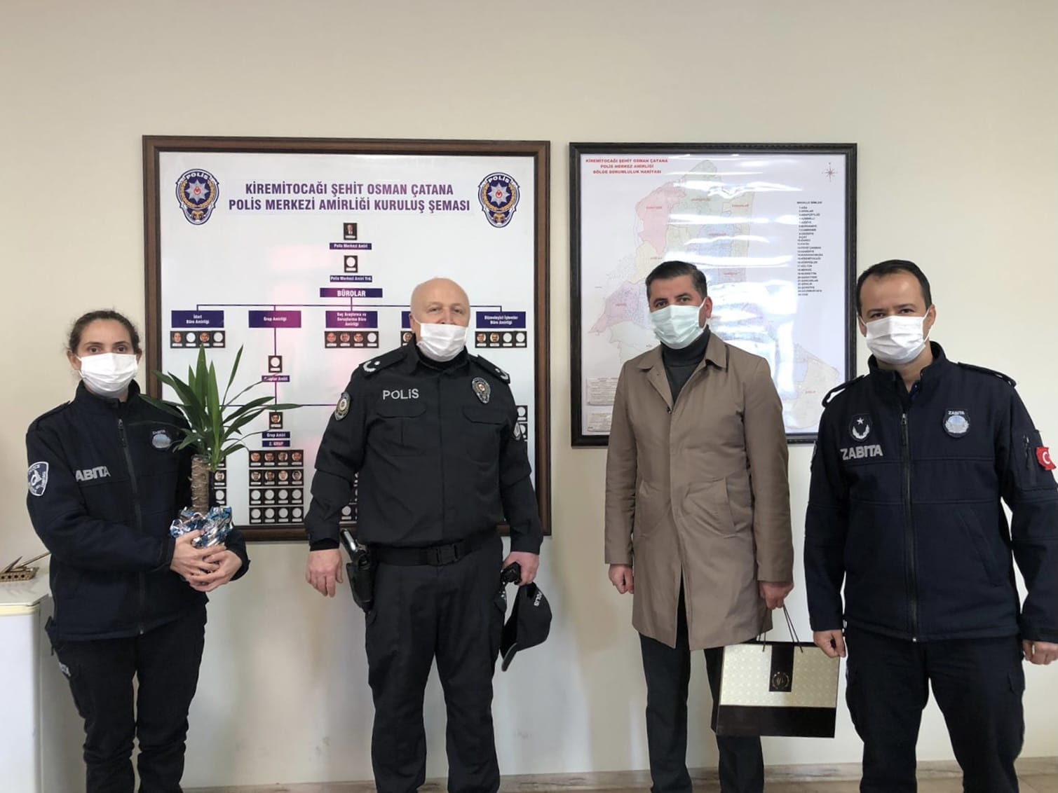 DÜZCE BELEDİYESİNDEN POLİS HAFTASI ZİYARETİ