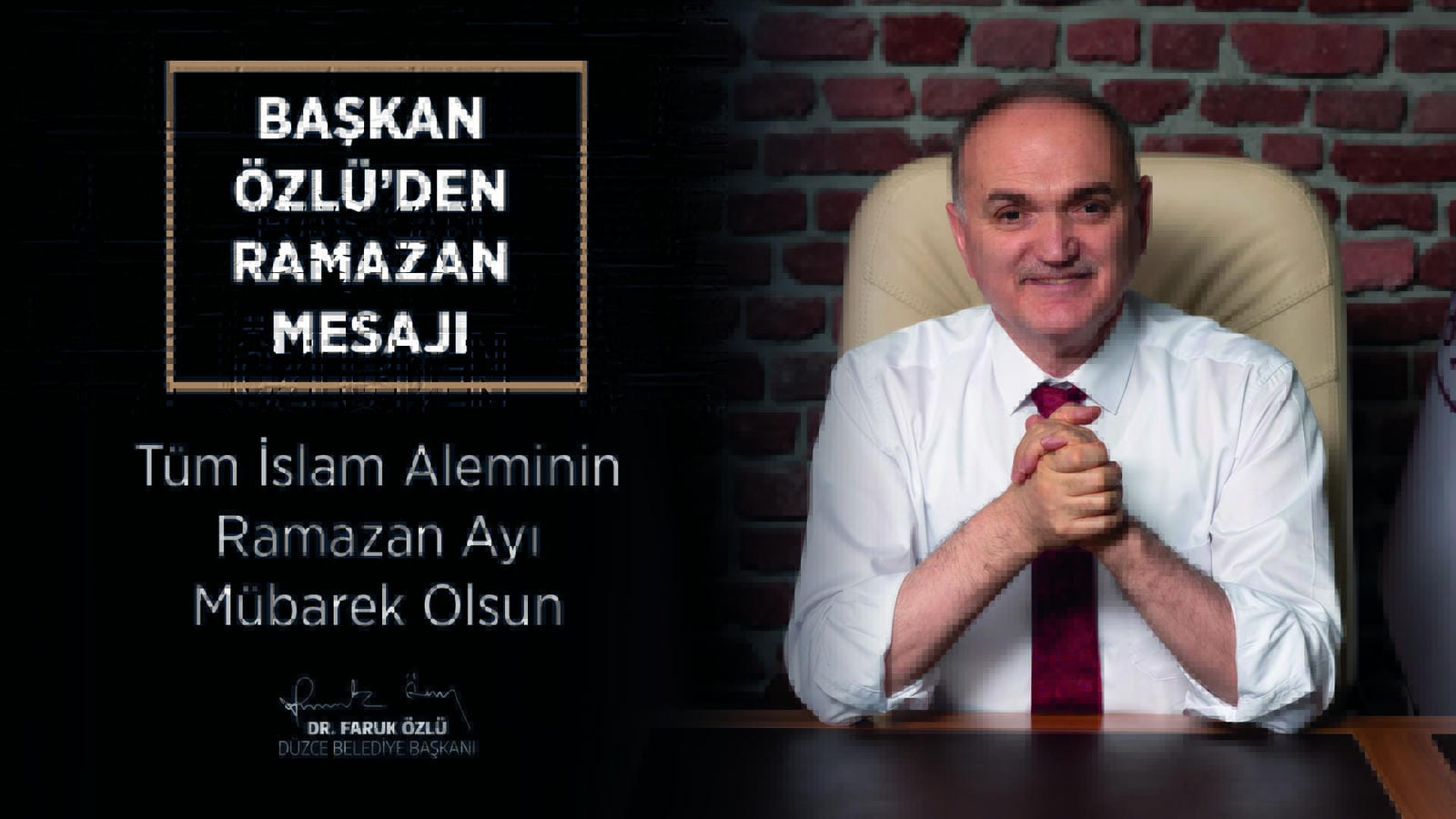 "RAMAZAN AYI, MANEVİ DUYGULARIMIZIN ARTTIĞI AYDIR"