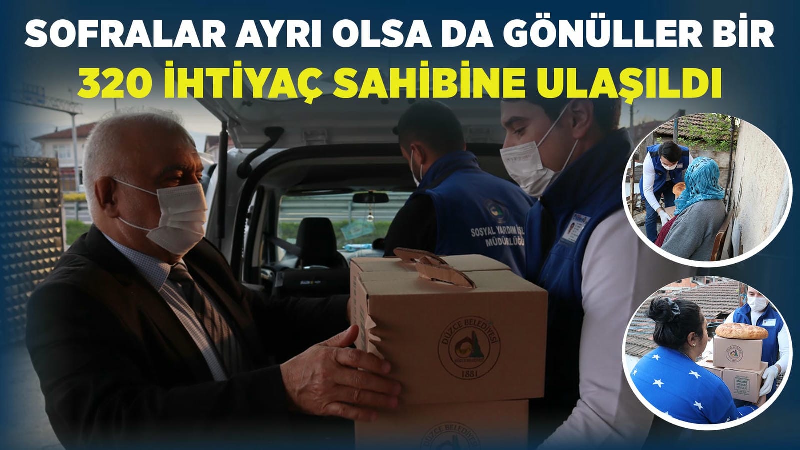 DÜZCE BELEDİYESİ’NDEN İHTİYAÇ SAHİPLERİNE SICAK YEMEK