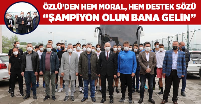 BAŞKAN ÖZLÜ, DÜZCESPOR KAFİLESİNİ AKSARAY’A UĞURLADI