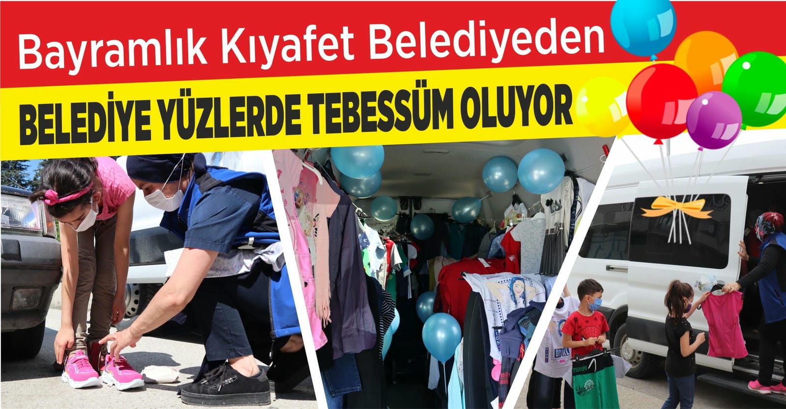 BELEDİYE YÜZLERDE TEBESSÜM OLUYOR